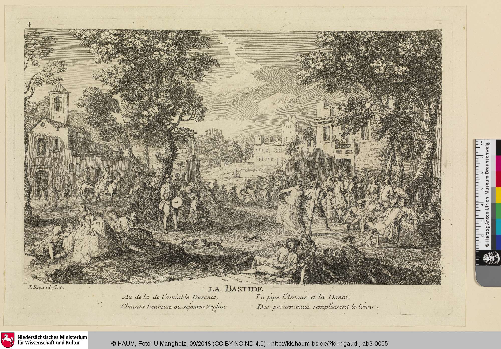 La Bastide, Jacques Rigaud, 1720–1754
