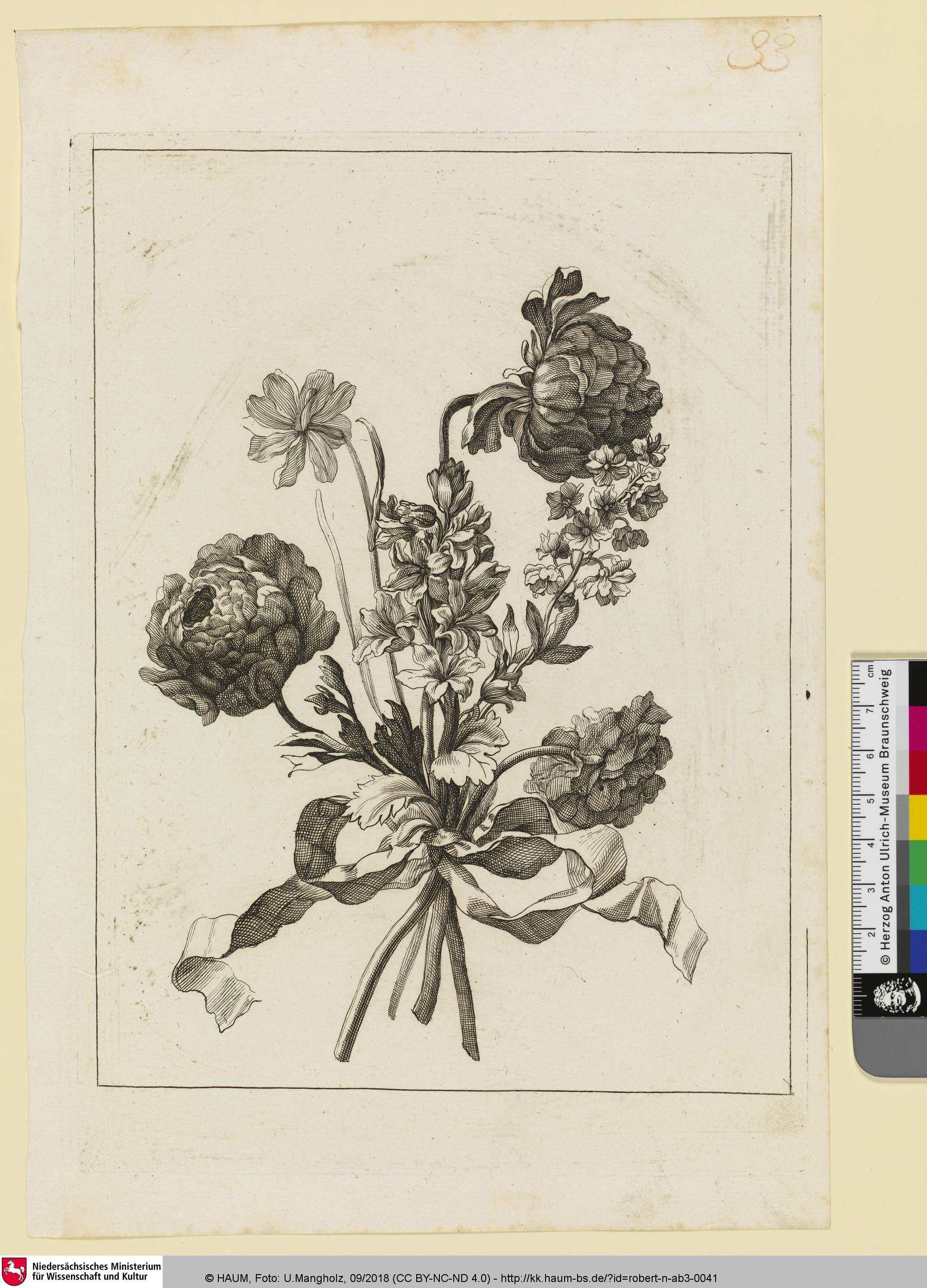 [Blumengebinde], Nicolas Robert, 1634–1685
