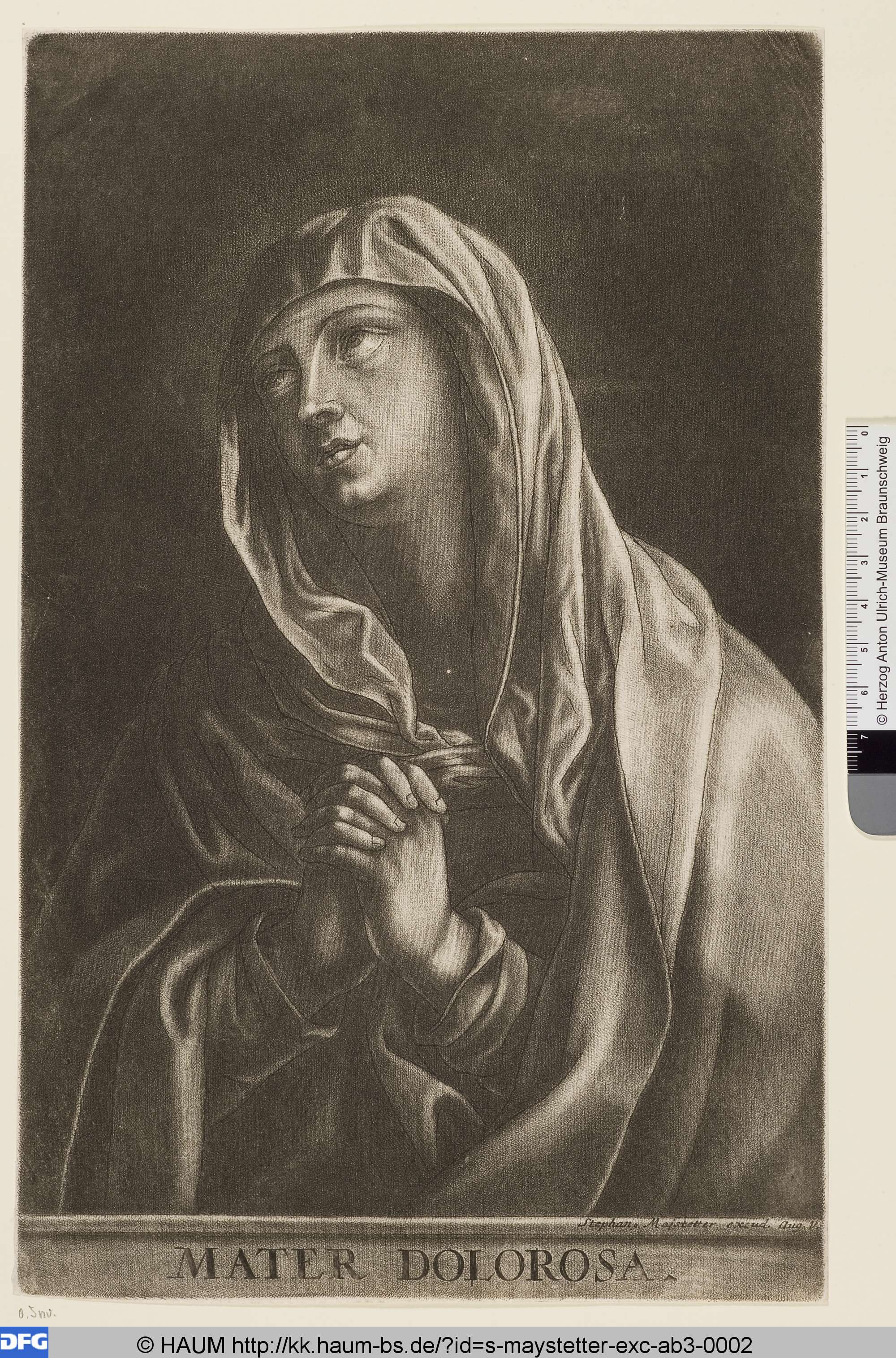 Mater Dolorosa, Stephan Meistetter, 1676–1750