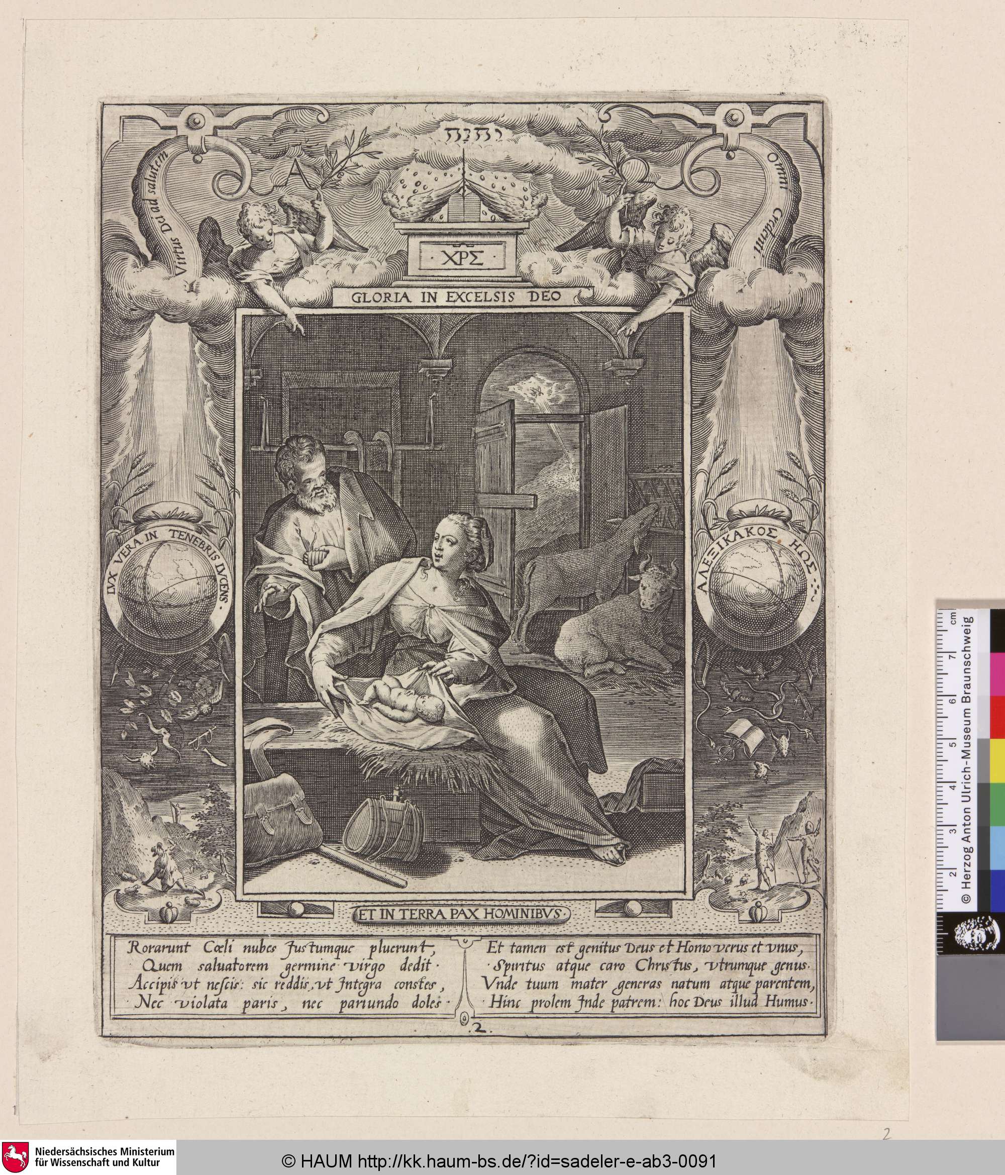 [Die Geburt Christi], Ægidius Sadeler, 1590