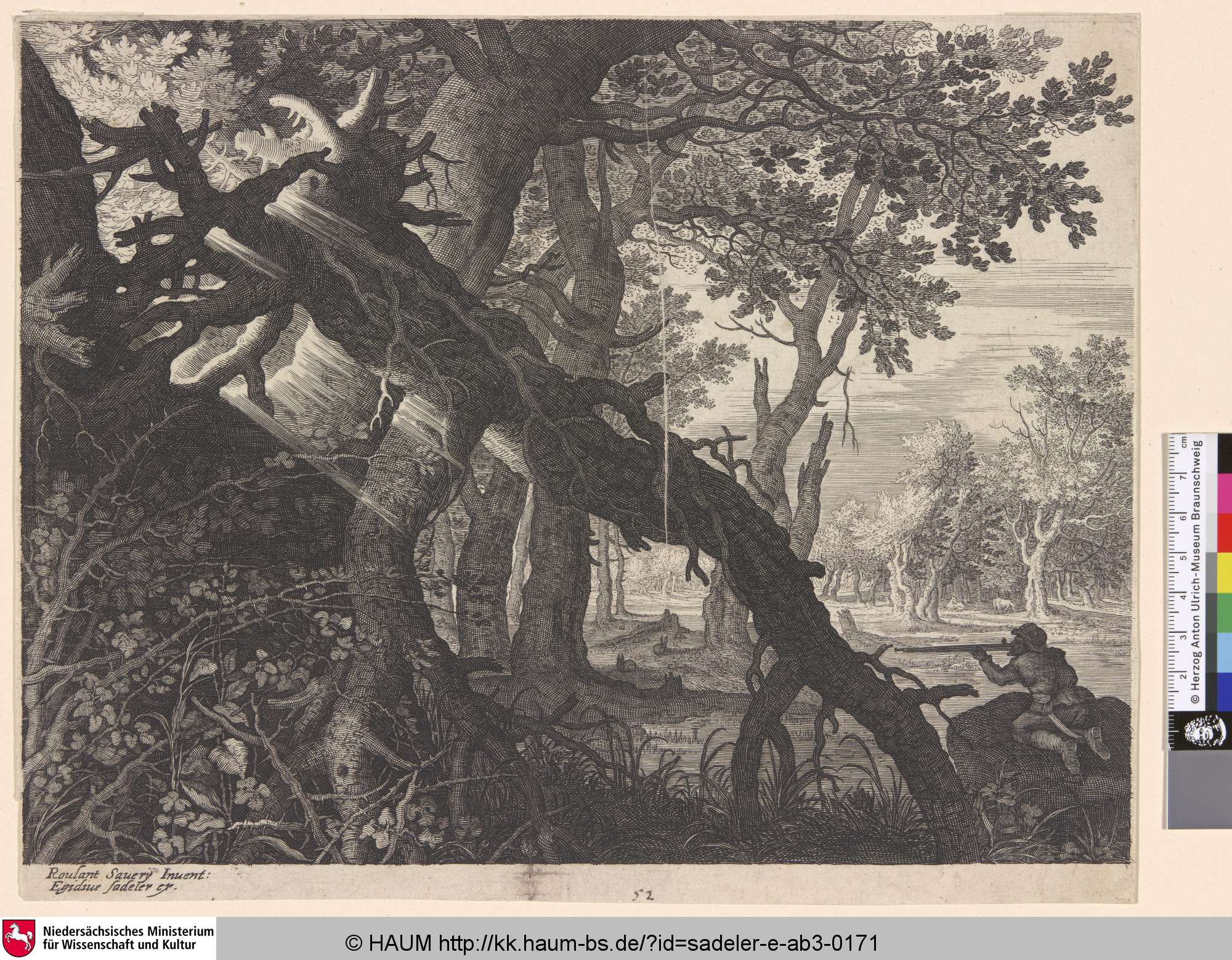 [Der Kaninchen-Jäger], Ægidius Sadeler, 1590–1629