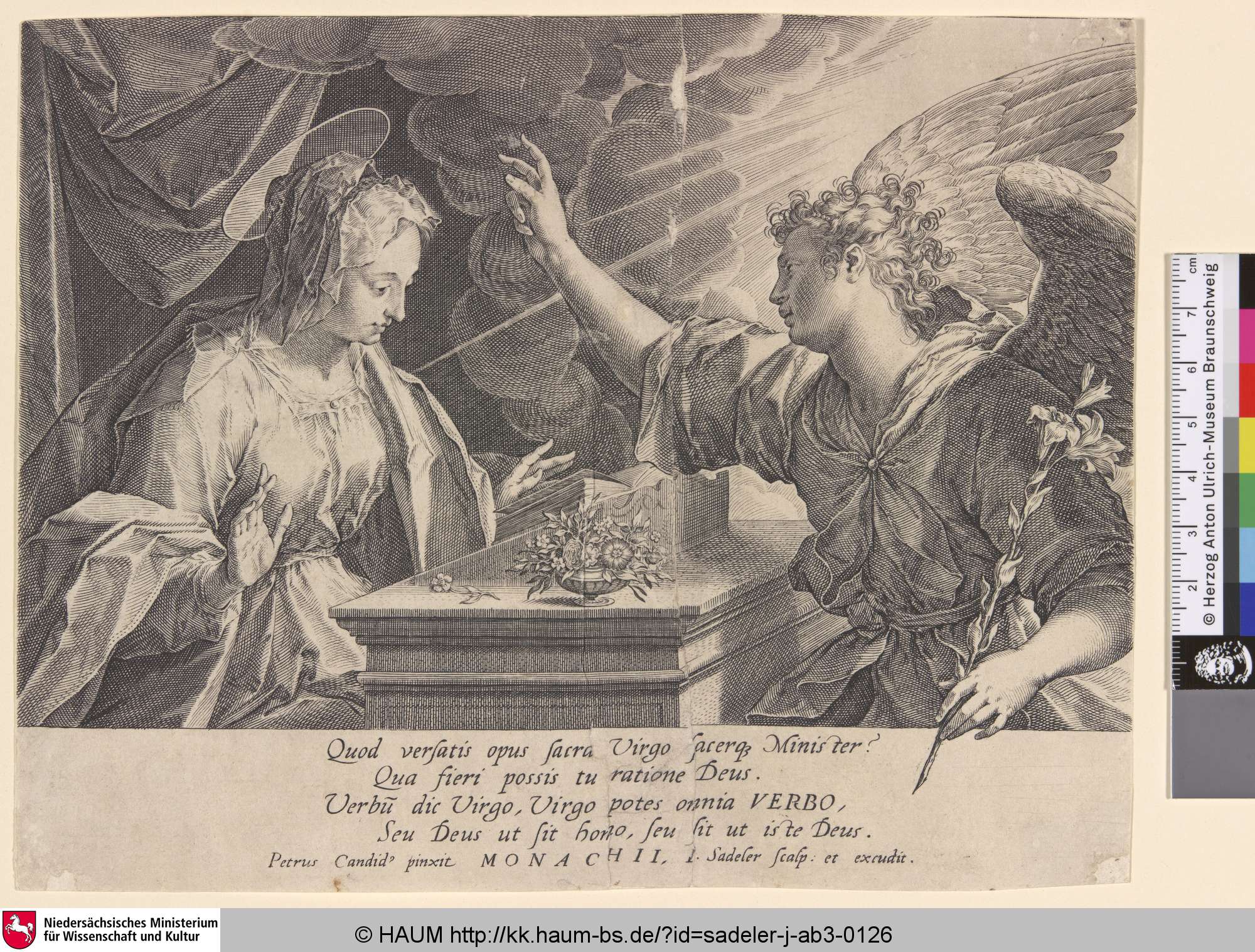 [Die Verkündigung Mariens], Jan Sadeler, 1570–1608
