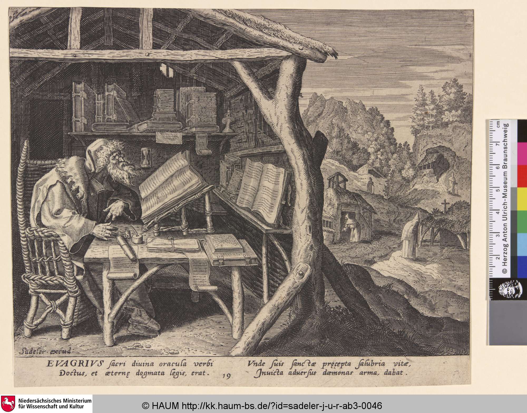 [EVAGRIUS; Evagrius], Jan Sadeler, 1570–1608