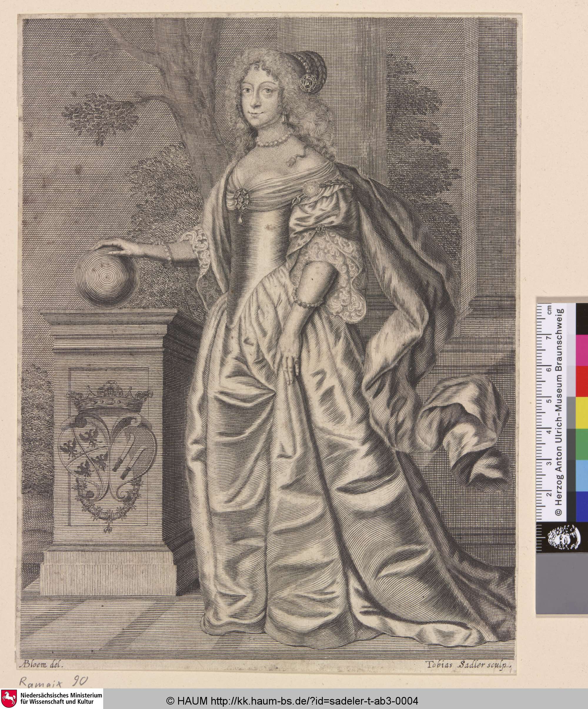 [Margaretha von Dietrichstein], Tobias Sadeler, 1670–1675