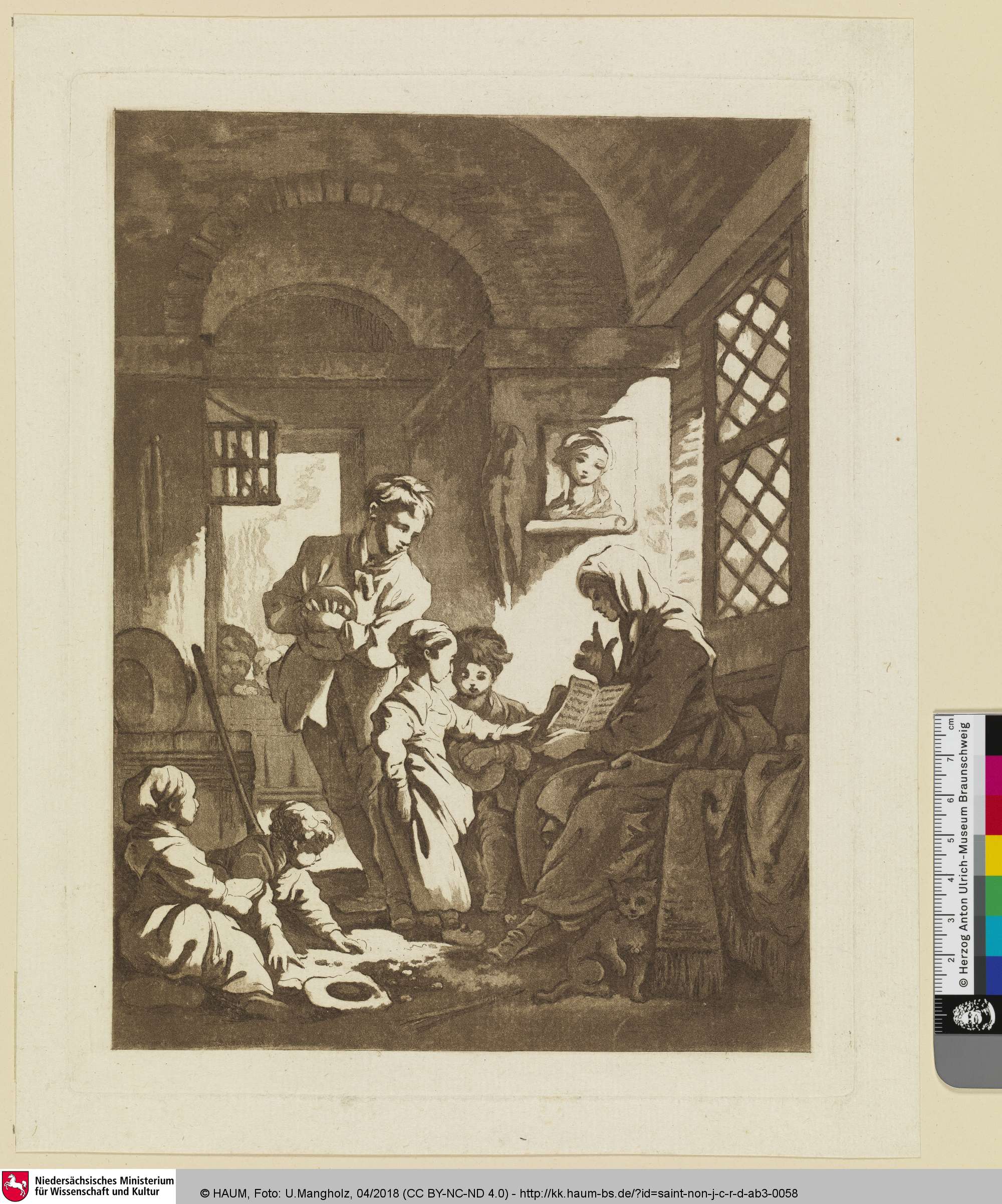[Schulstunde], Jean-Claude Richard de Saint-Non, 1747–1791