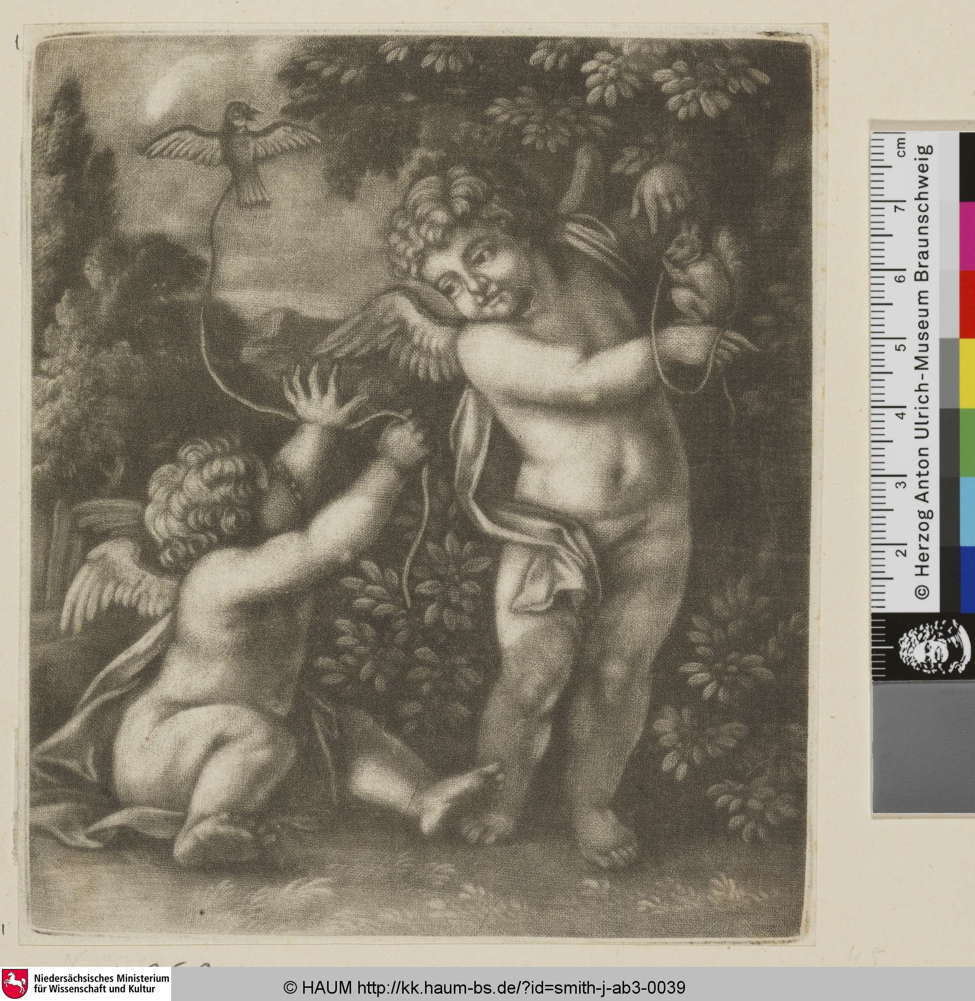 [Zwei spielende Amoretten], John Smith, 1672–1743