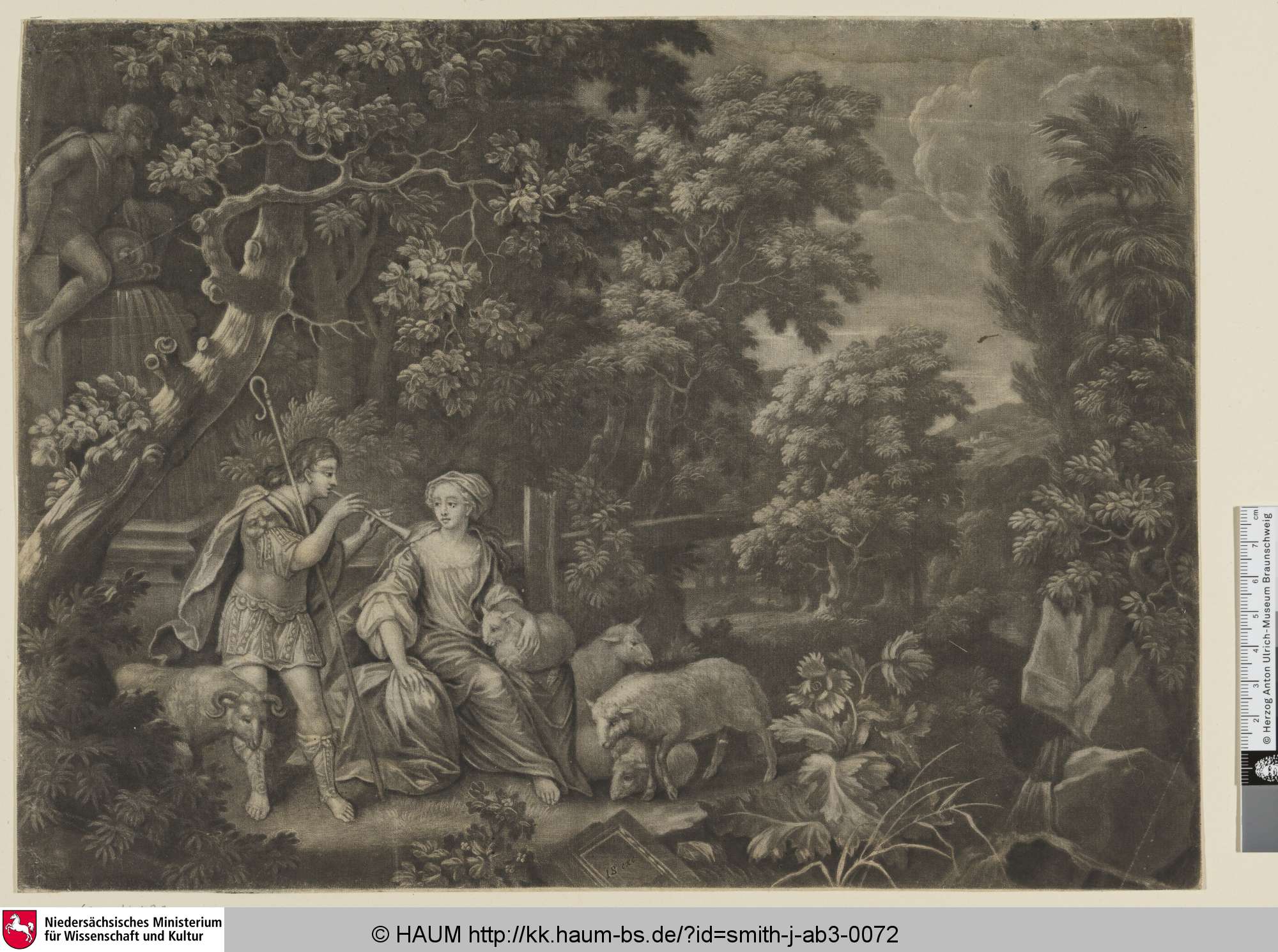 [Das Hirtenpaar im Walde], John Smith, 1672–1742