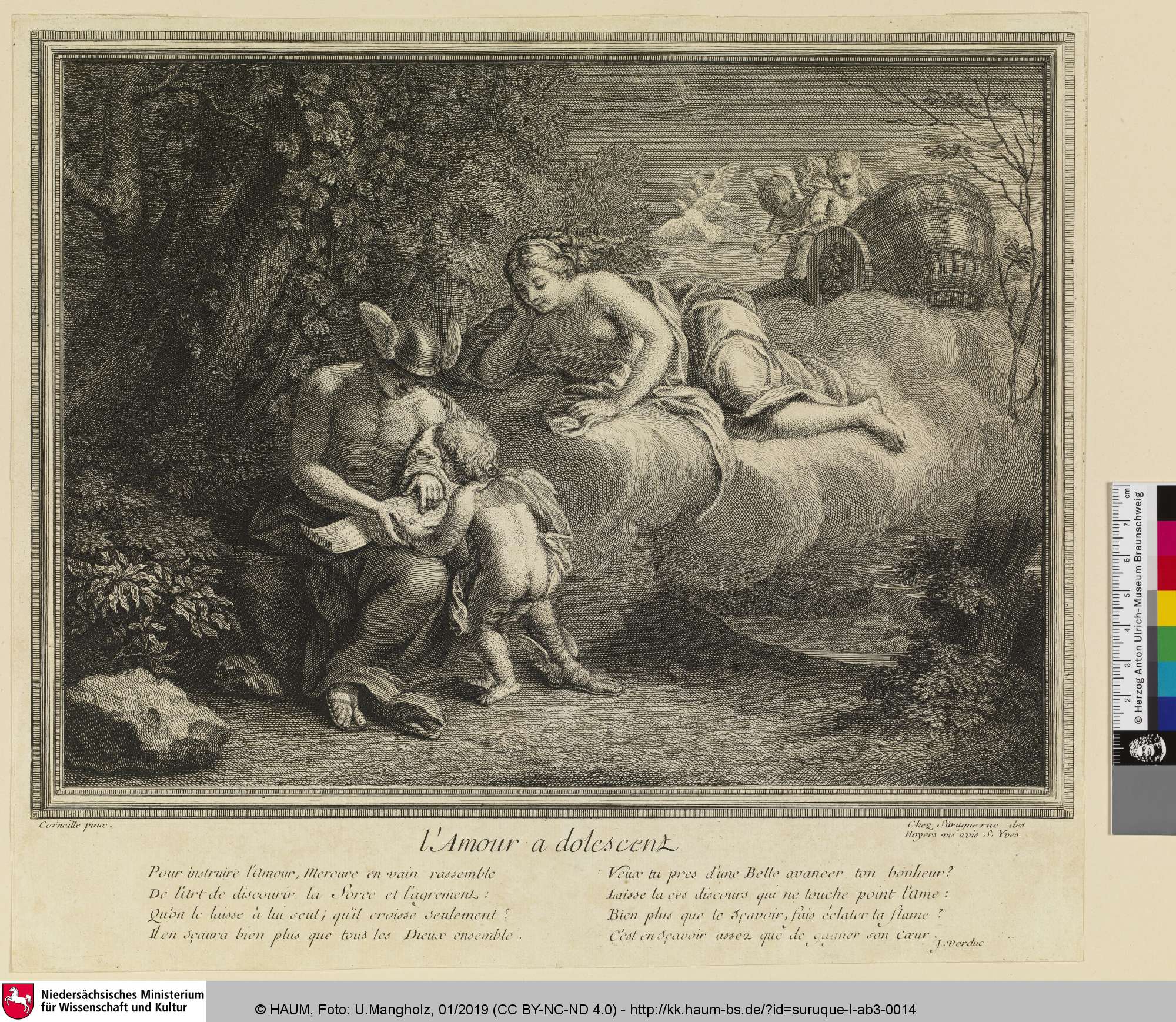 l'Amour a dolescent, Louis Surugue, 1706–1762