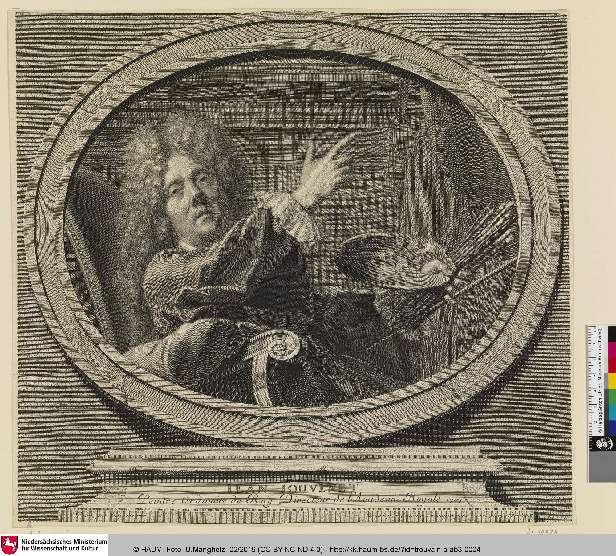 IEAN IOUVENET, Antoine Trouvain, 1707