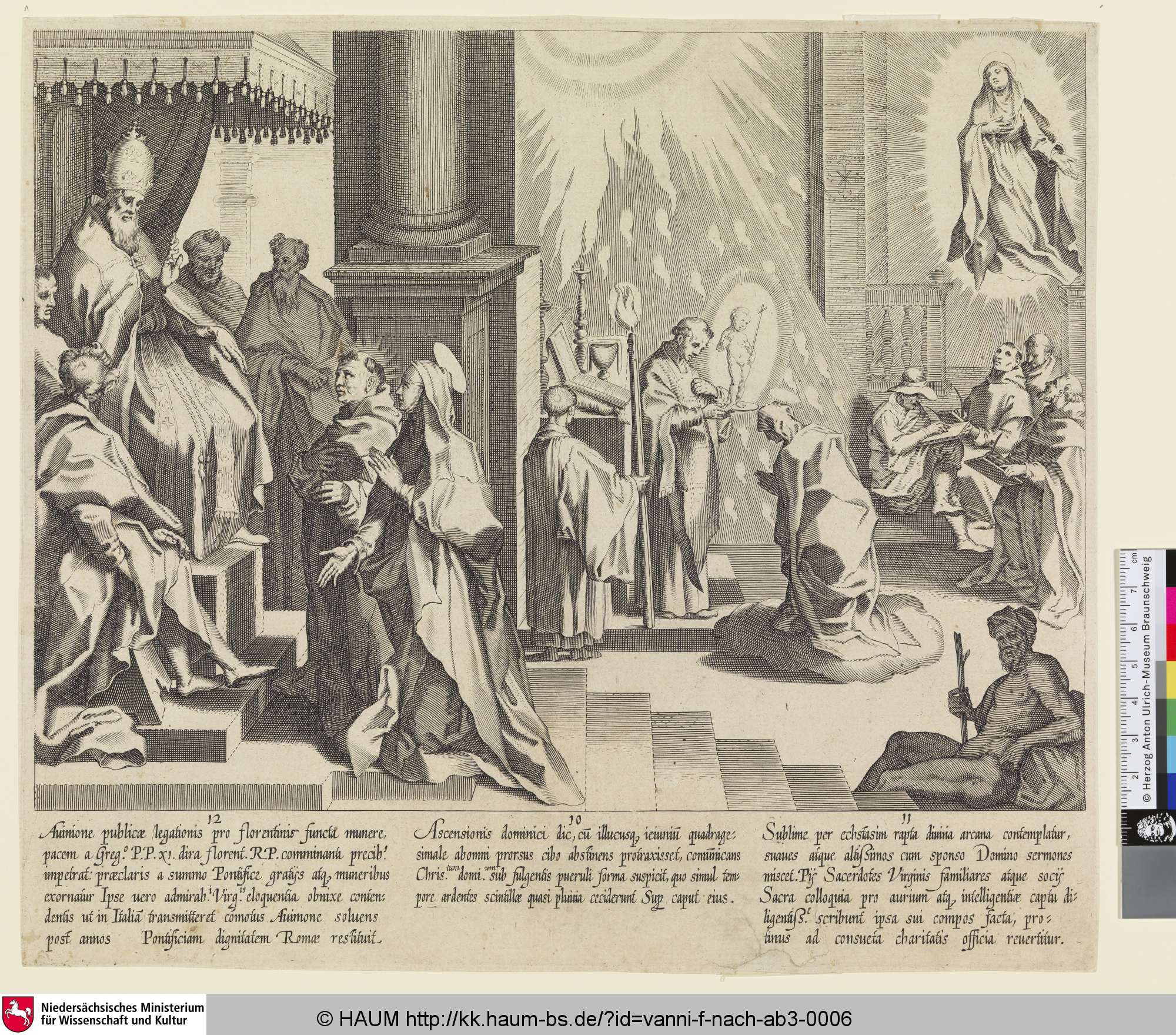 [Szene aus dem Leben der hl. Katharina von Siena], Francesco Vanni, 1606