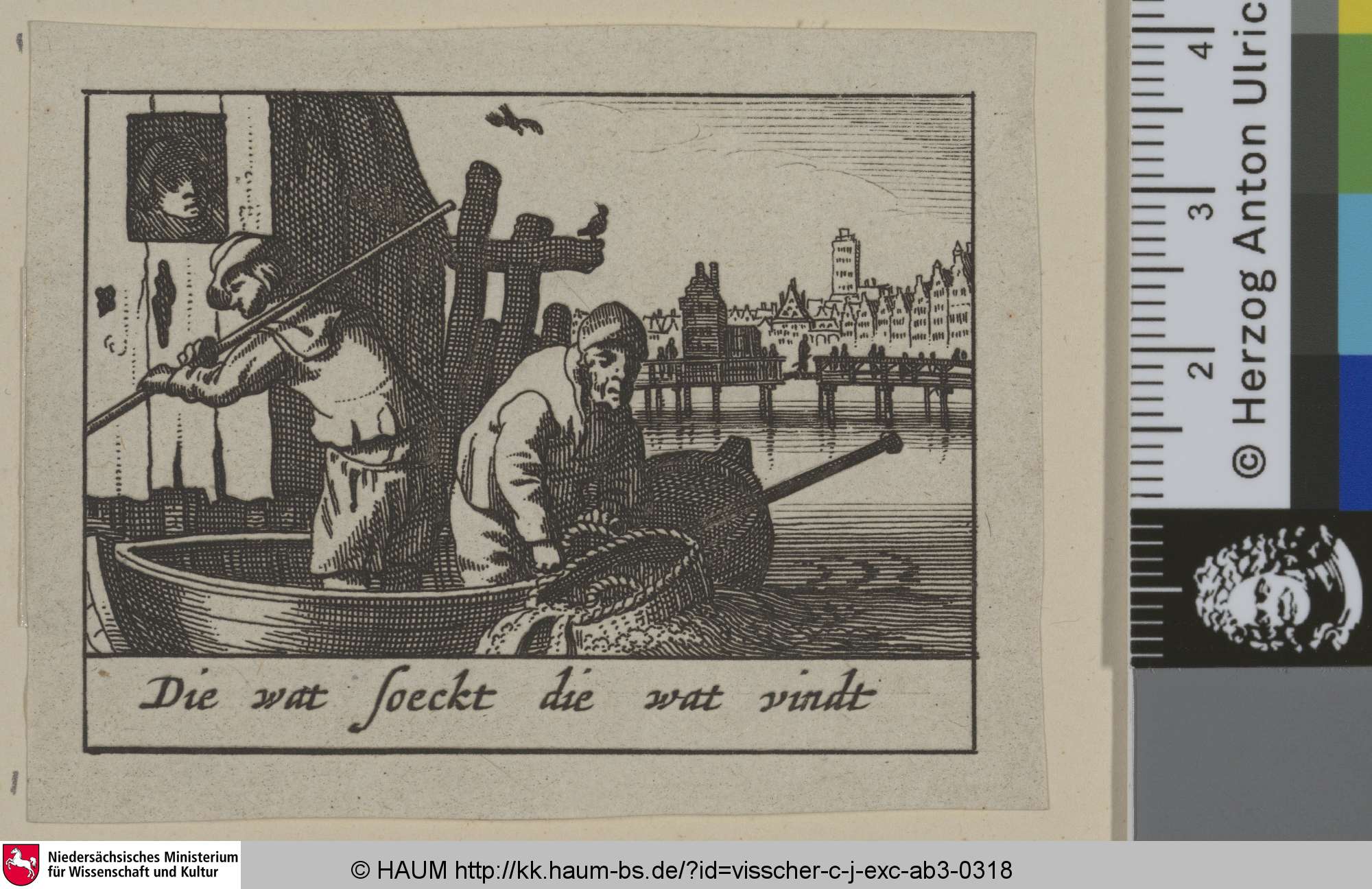 Die wat soeckt die wat vindt, Claes Janszoon Visscher II, 1606–1652