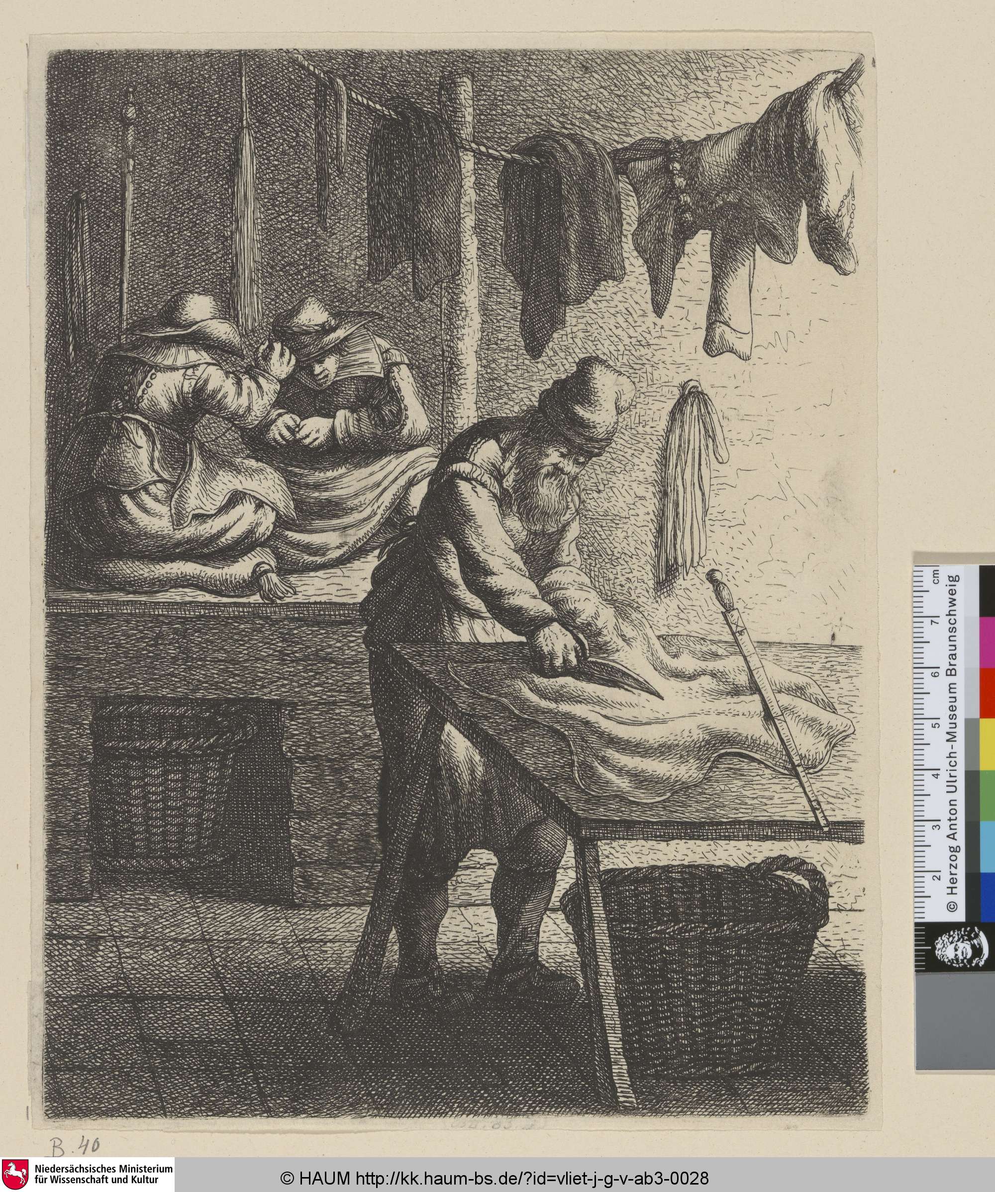 [Der Schneider; The Tailors; Le Tailleur], Jan Joris van der Vliet, 1635
