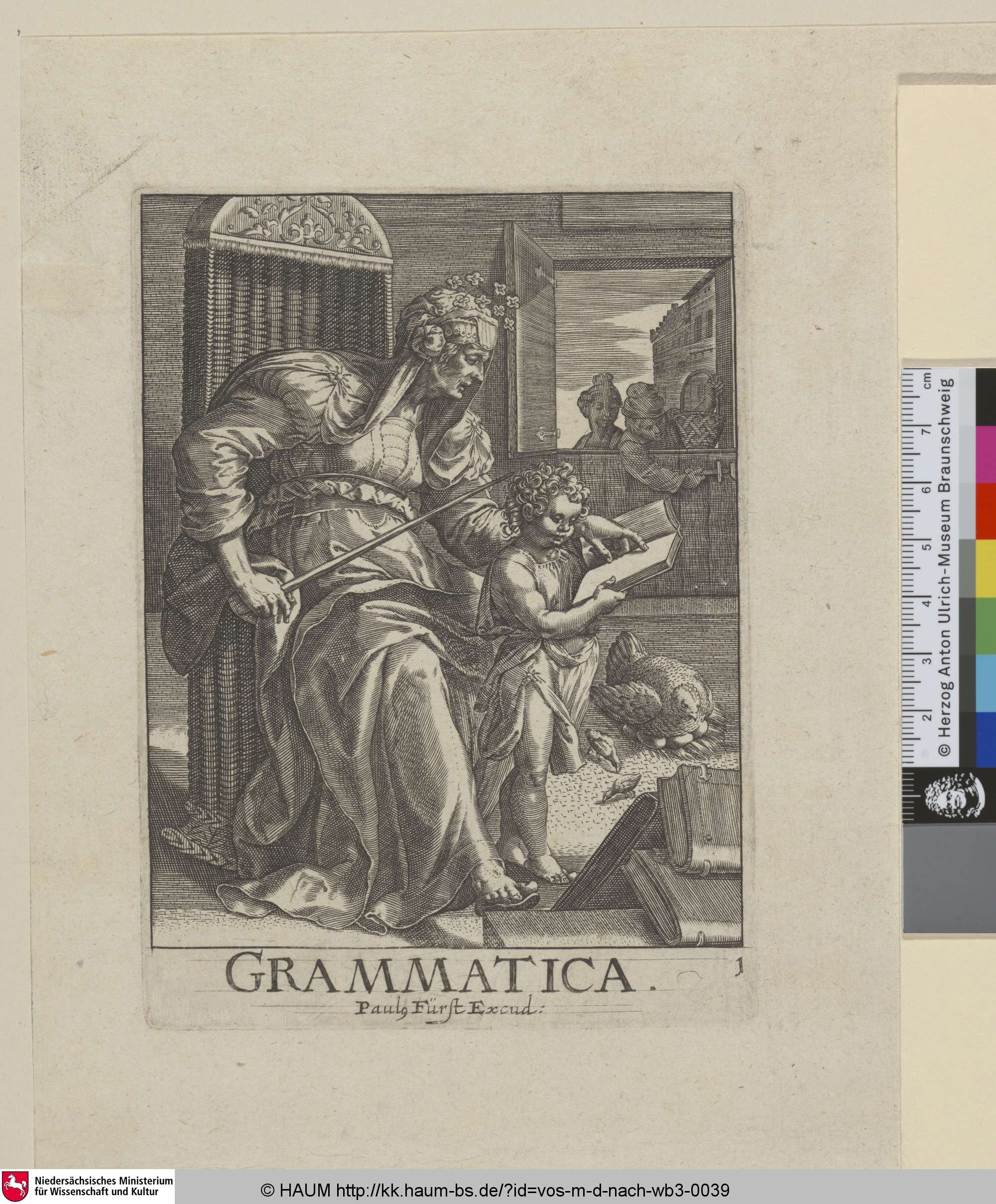 [Grammatik; Grammatica], Maerten de Vos, 1628–1666