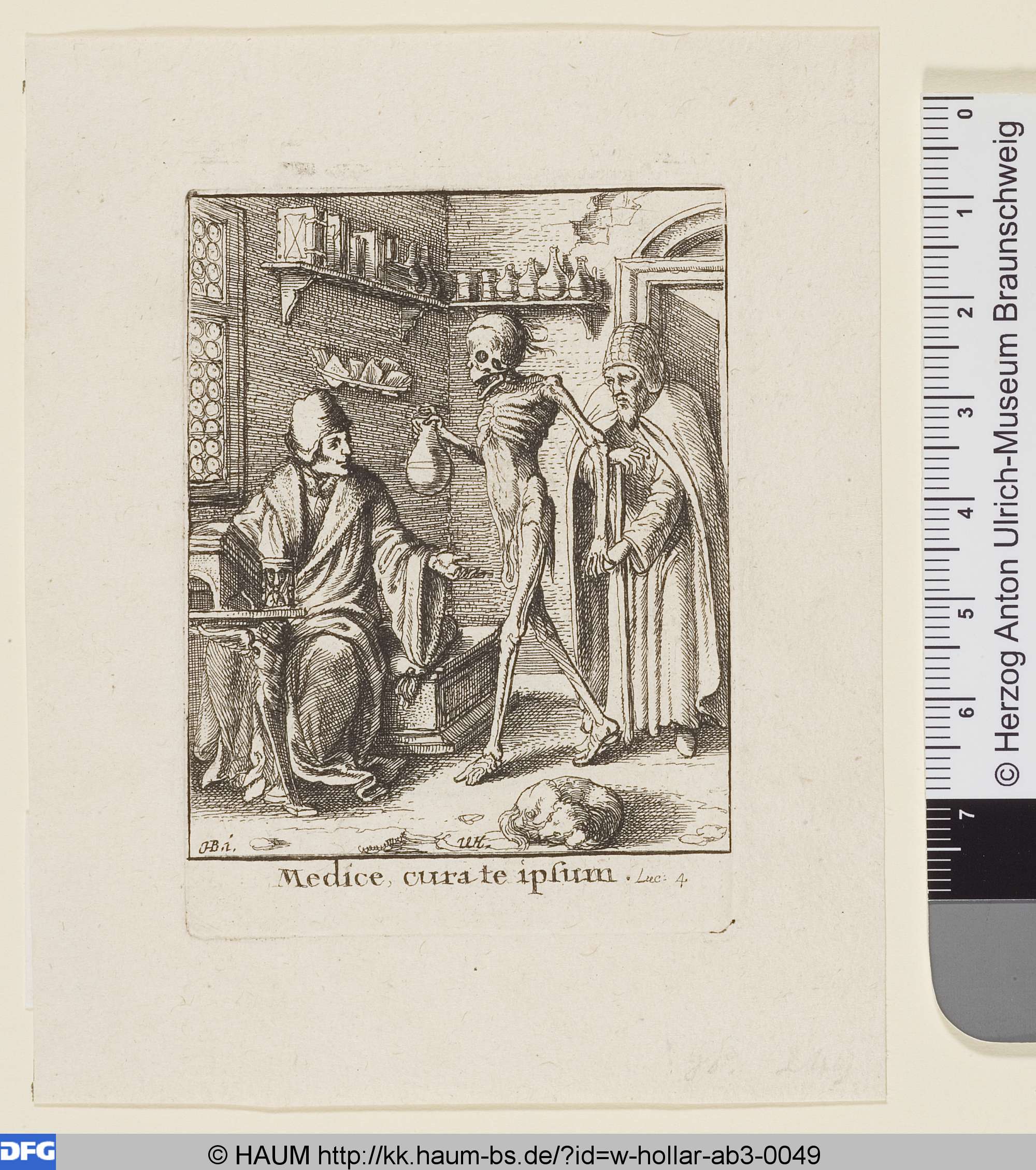 Arzt, Wenceslaus Hollar, 1651–1680