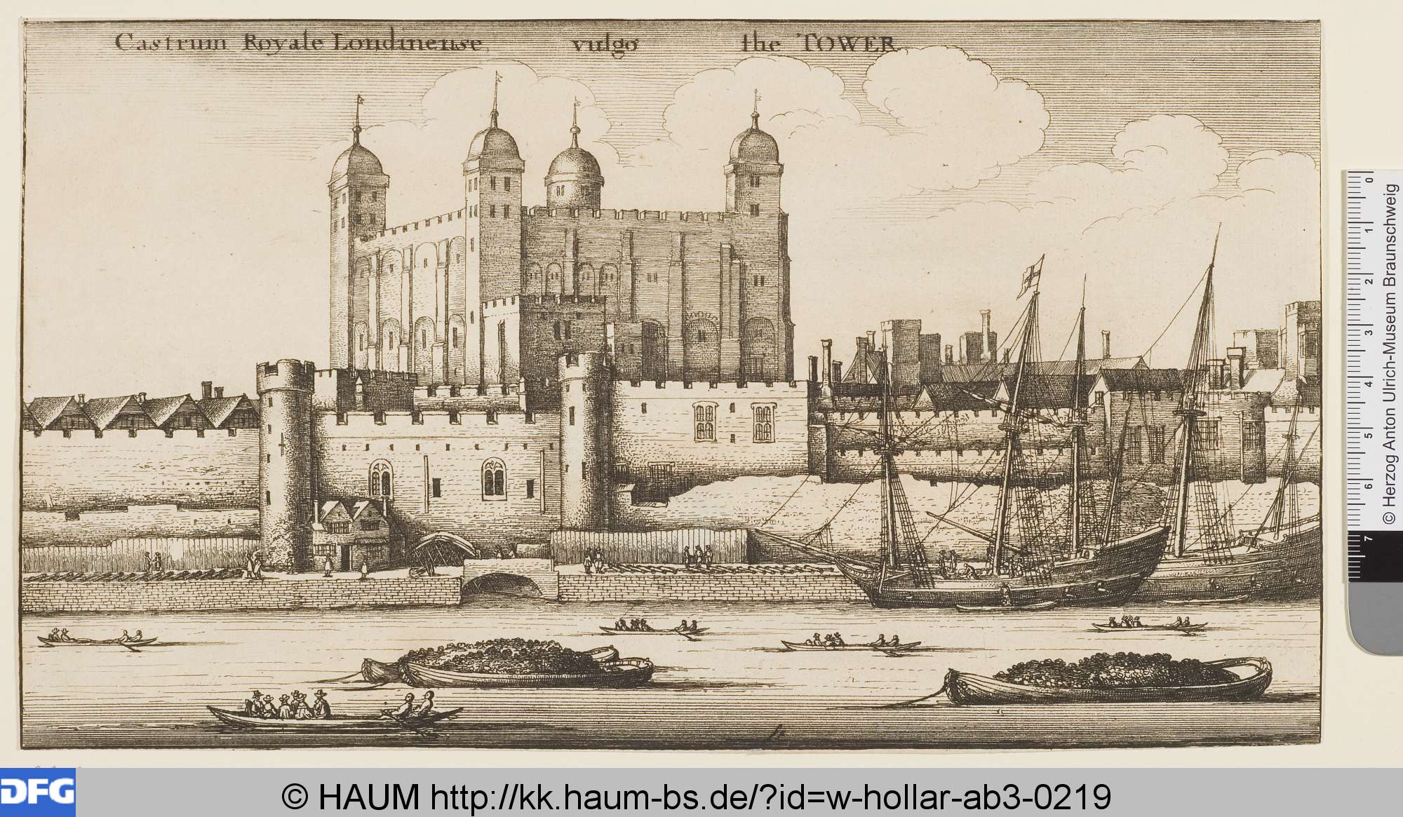 Londoner Tower, Wenceslaus Hollar, 1627–1677