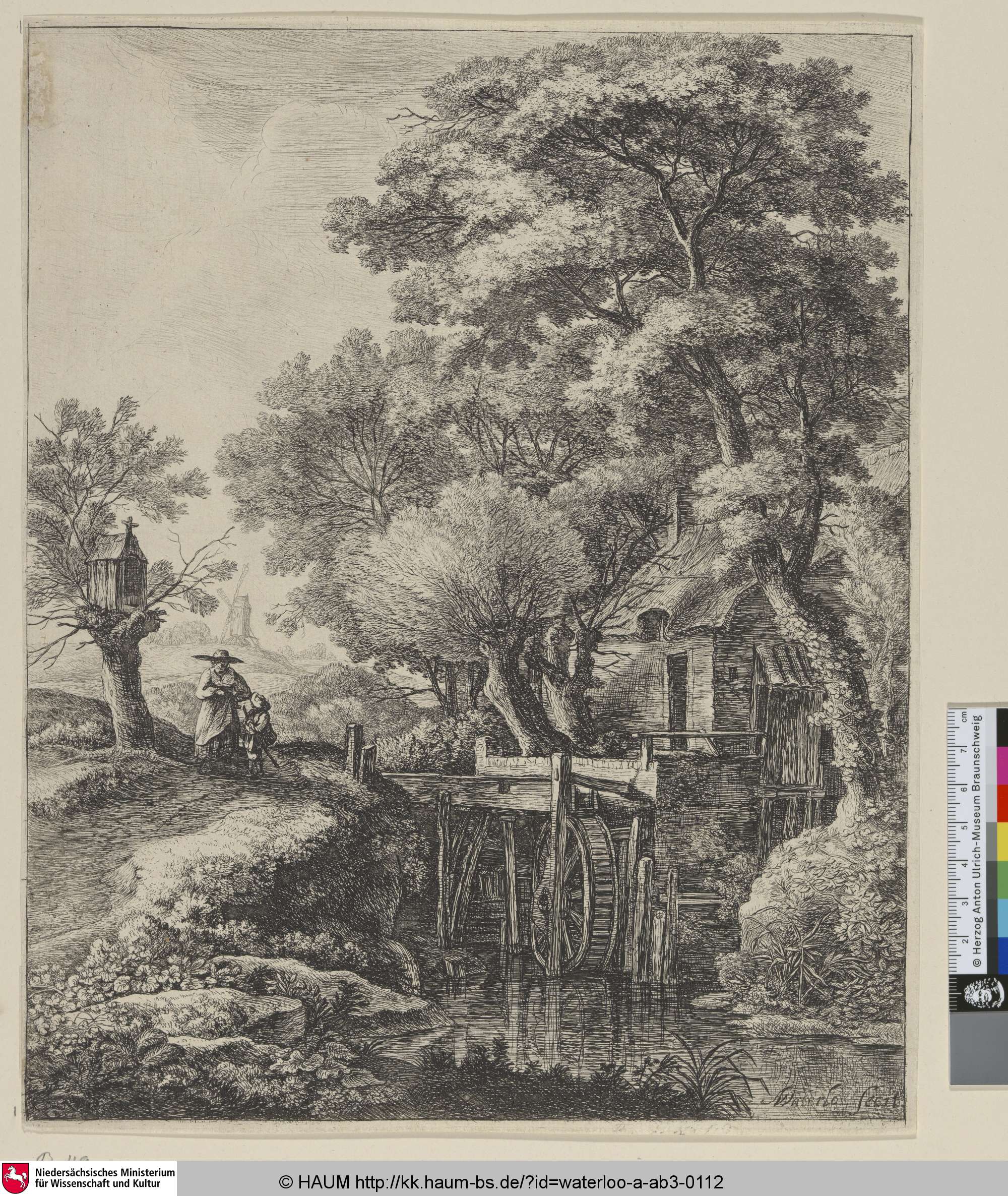 [Die Mühle; The mill], Antonie Waterloo, 1629–1690