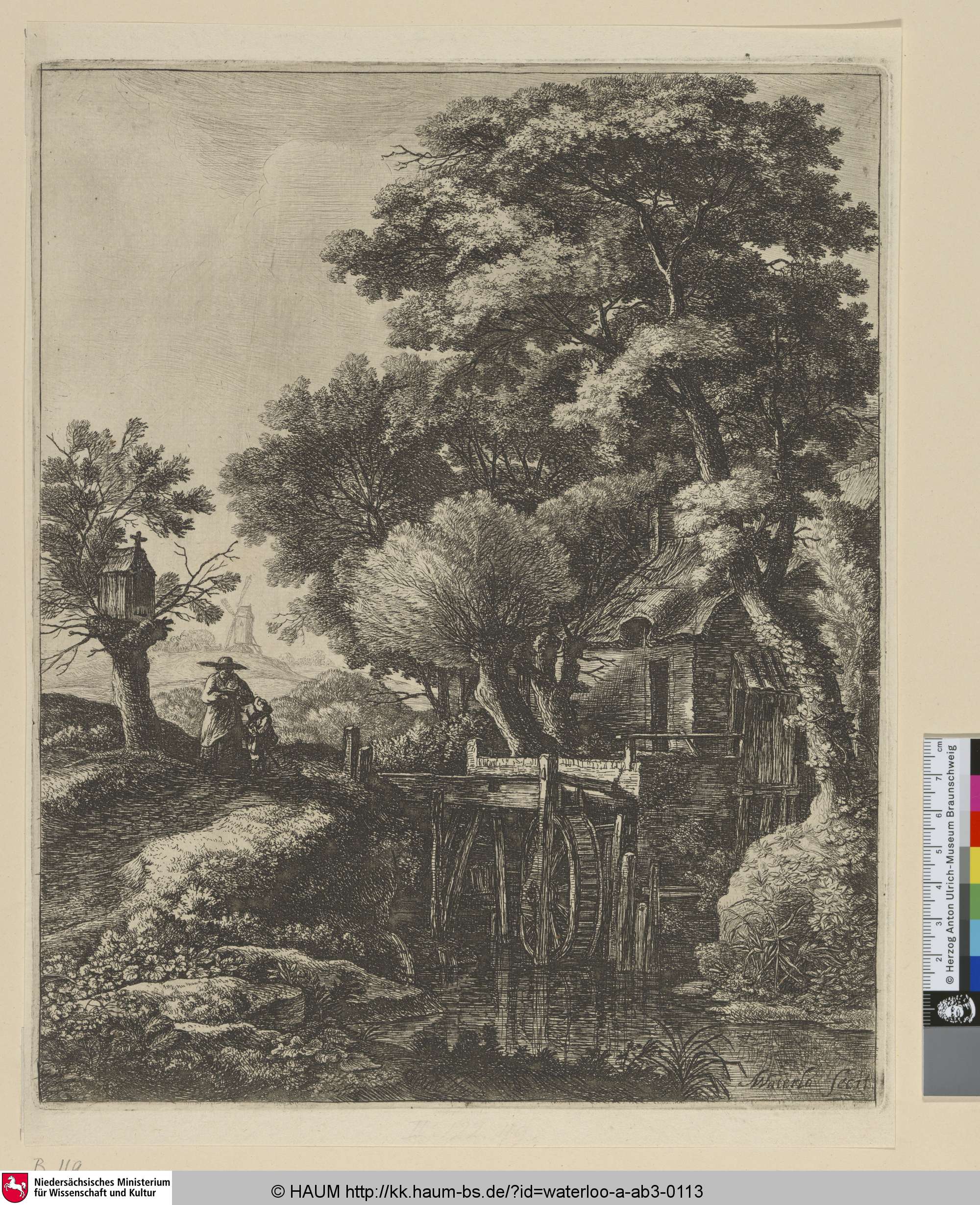 [Die Mühle; The mill], Antonie Waterloo, 1629–1690