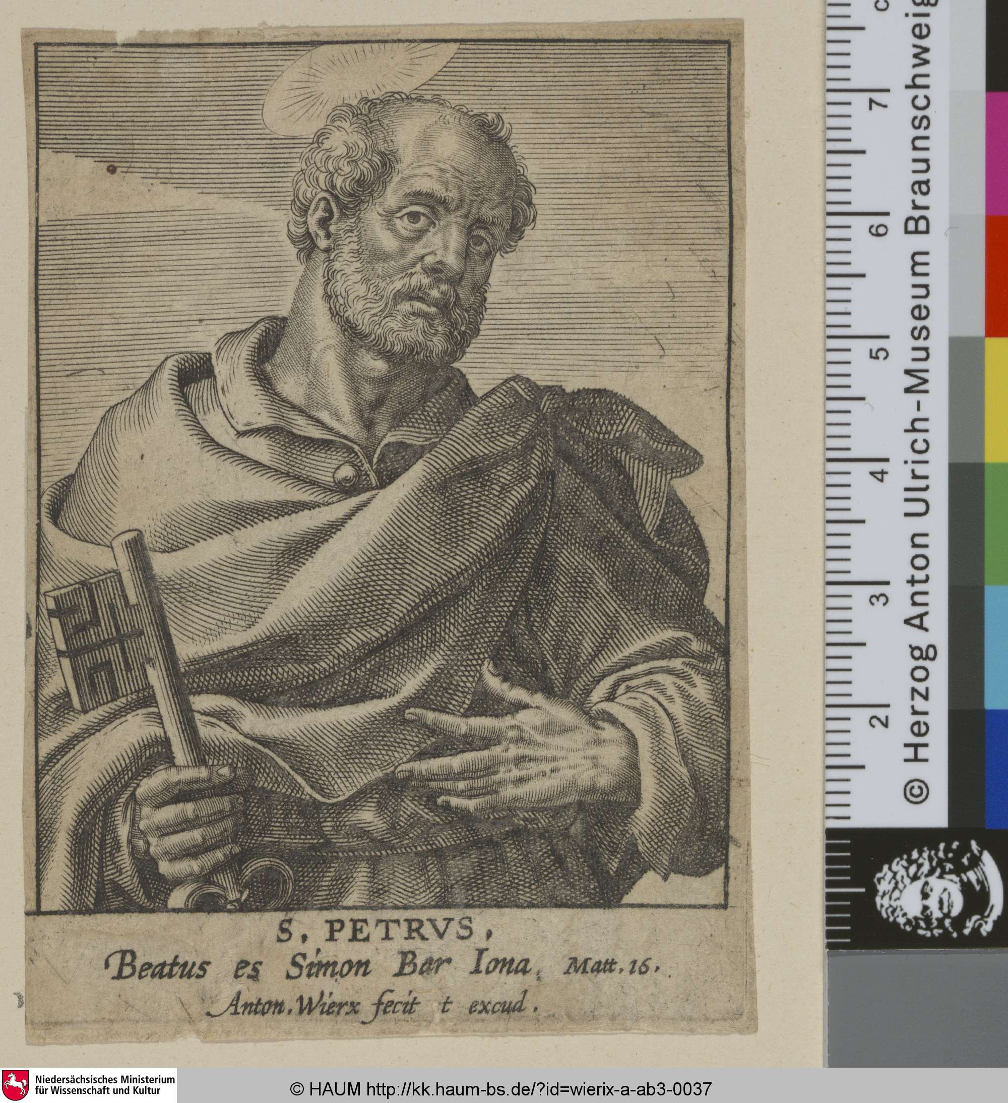 S. Petrus., Antonie Wierix, 1572–1604
