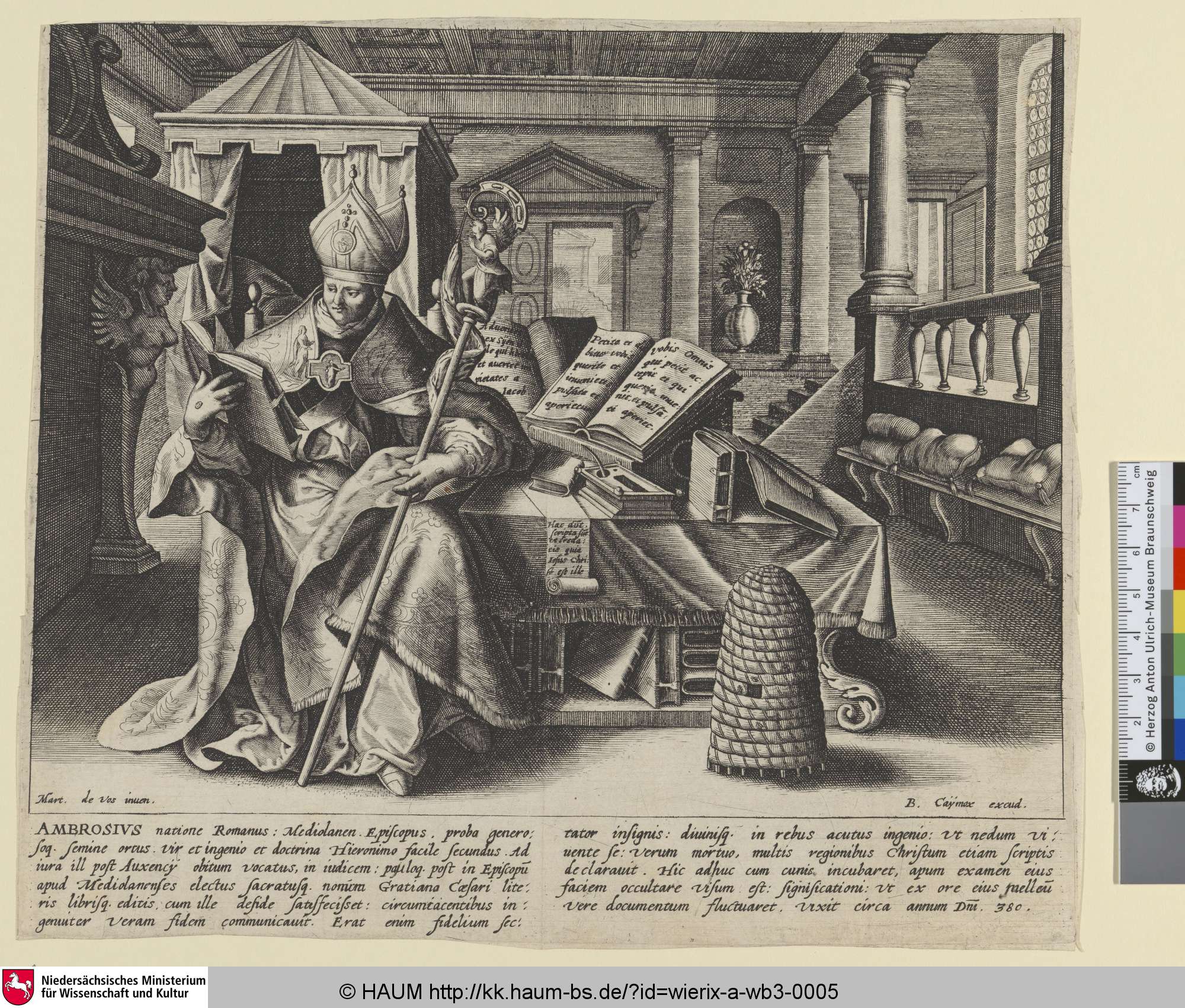 Ambrosius, Maerten de Vos, 1585–1635