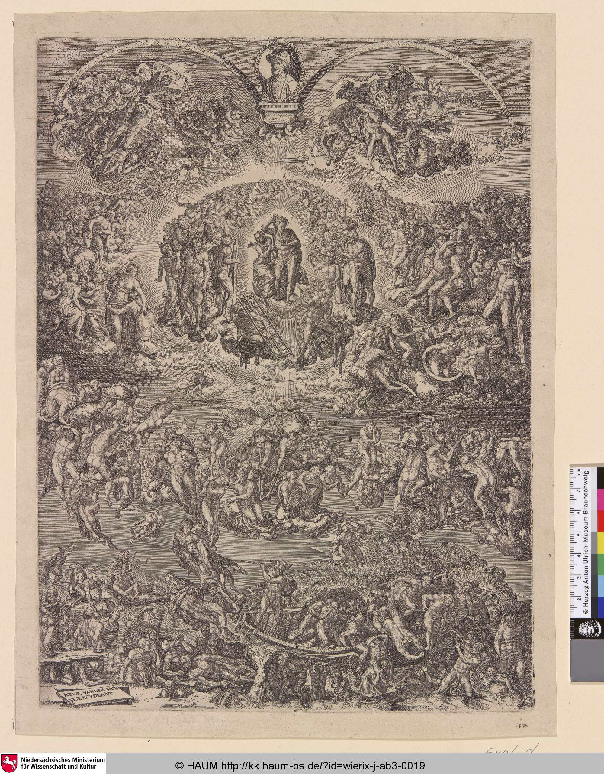 [Das Jüngste Gericht; The Last Judgement], Martino Rota, 1569–1579