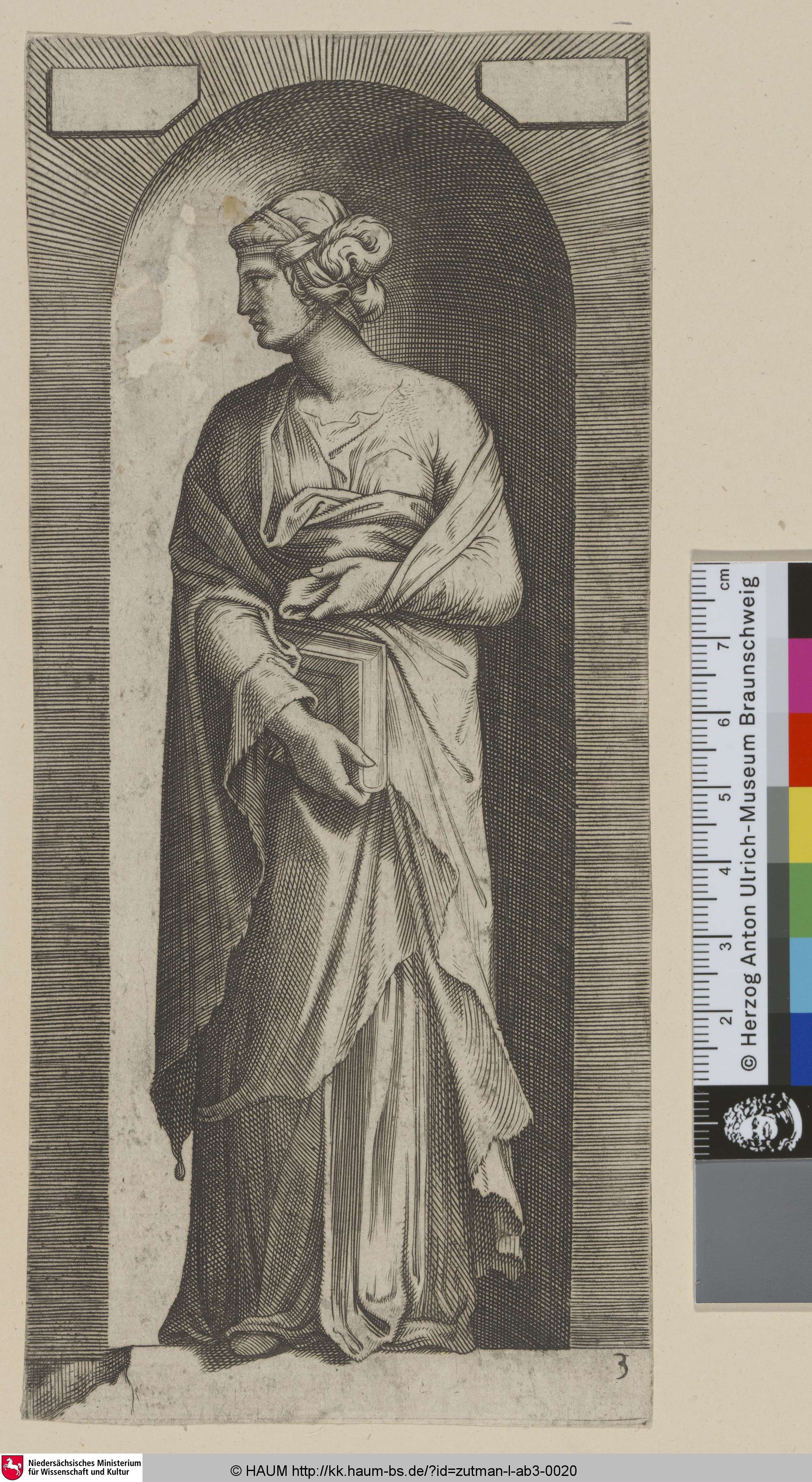 [Sibylle mit Buch; Sibyl], Lambert Zutman dit Suavius, 1530–1576