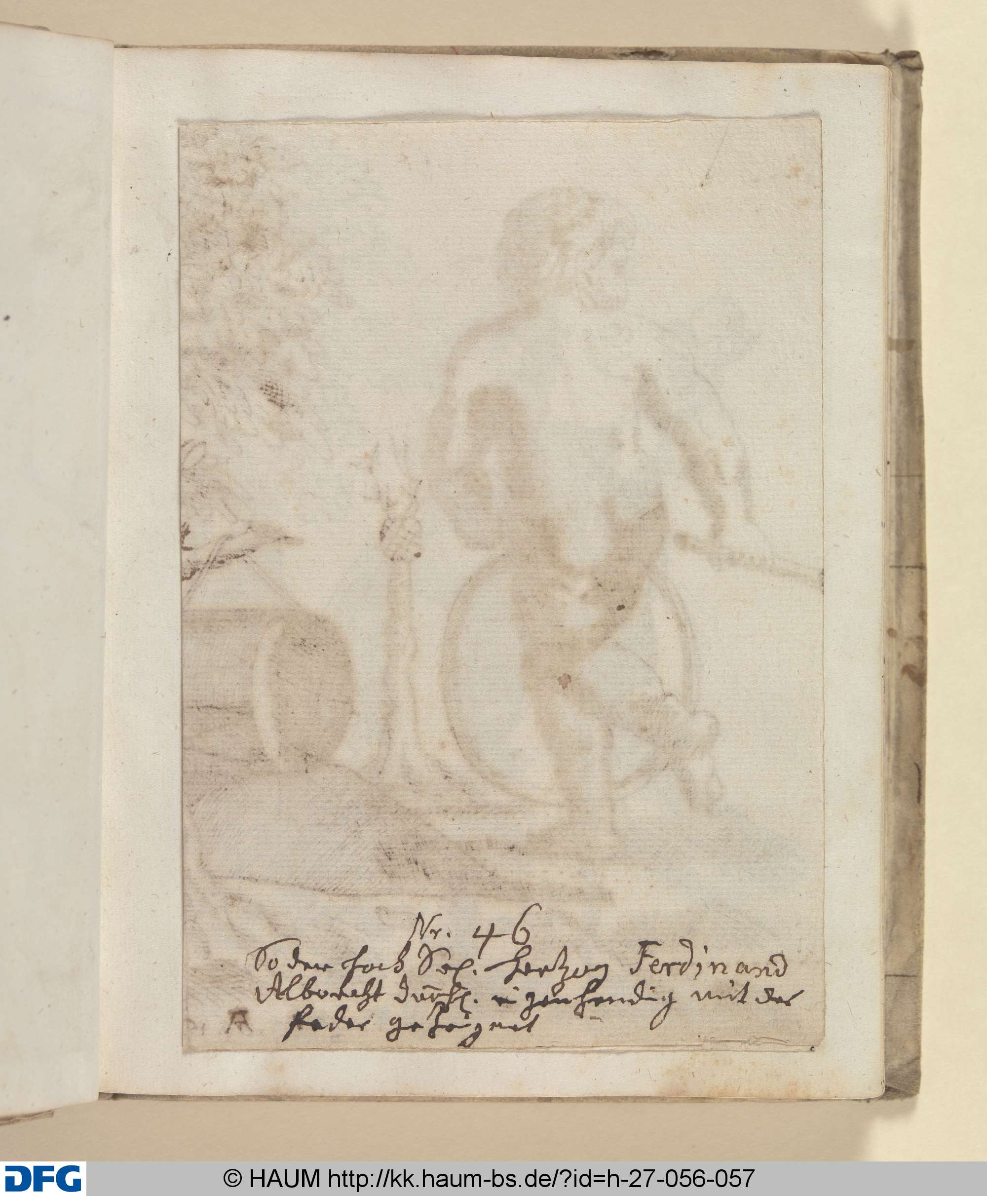 Zeichenkurs: Nr. 46 Beschriftung, Ferdinand Albrecht, 1657