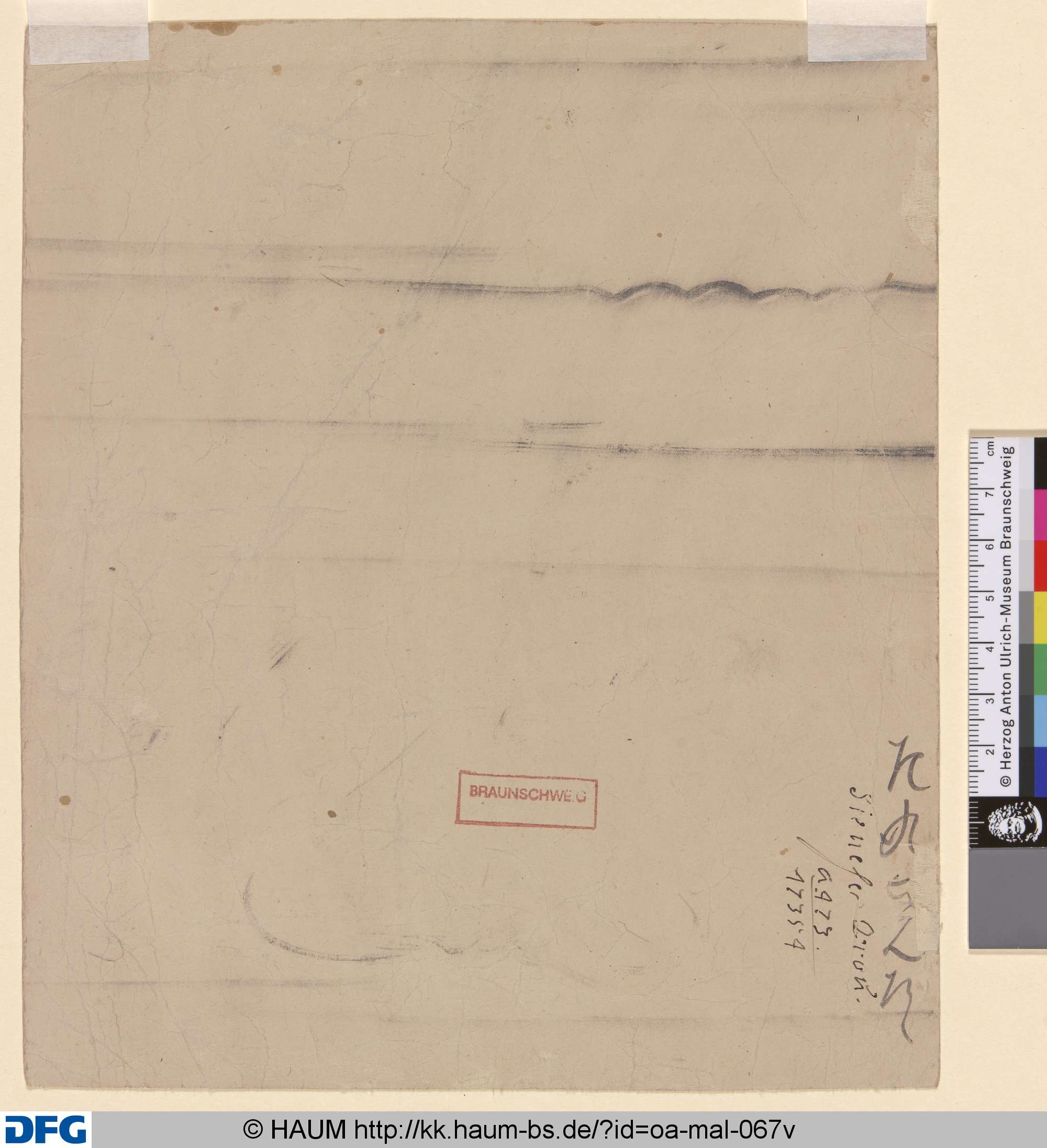 Japanischer Text und Wellen, 1701–1900