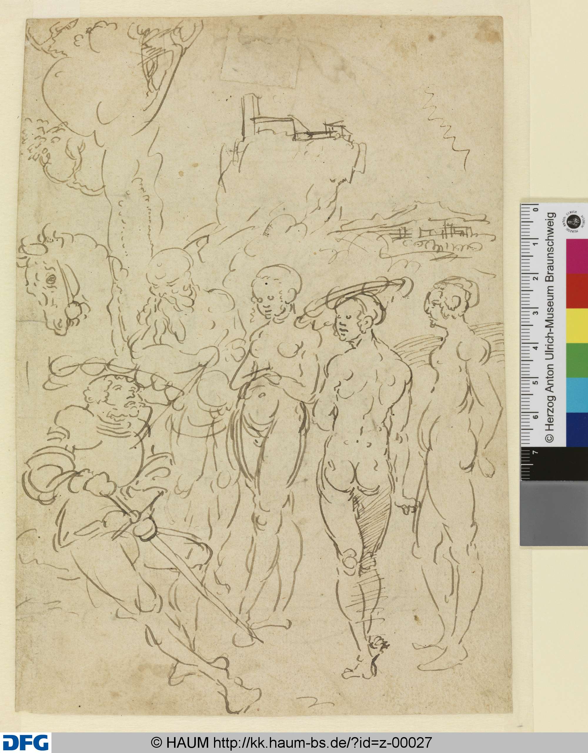 Das Urteil des Paris, Lucas Cranach, 1527–1530