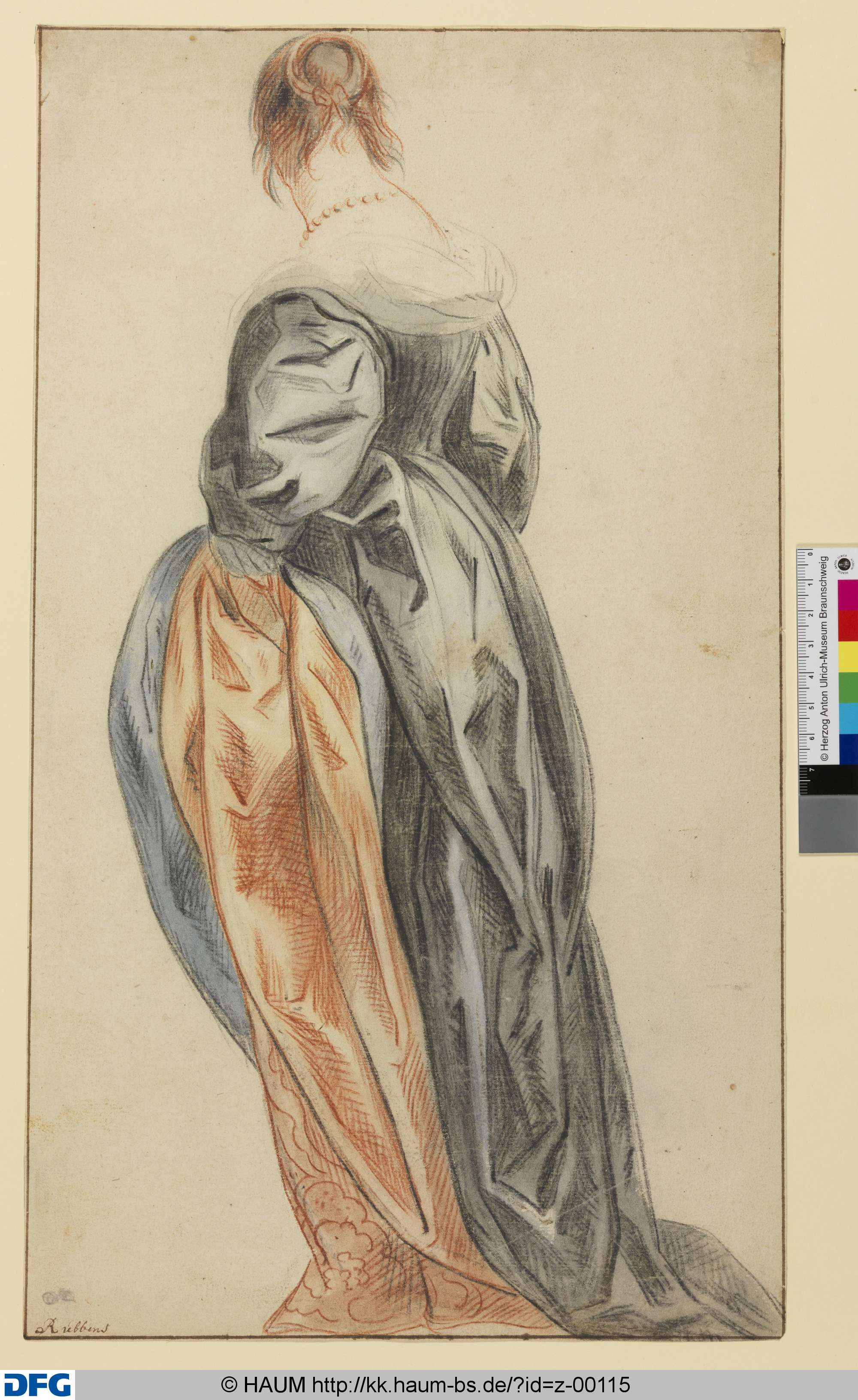 Dame in elegantem Kleid, Jacob Jordaens, 1613–1678
