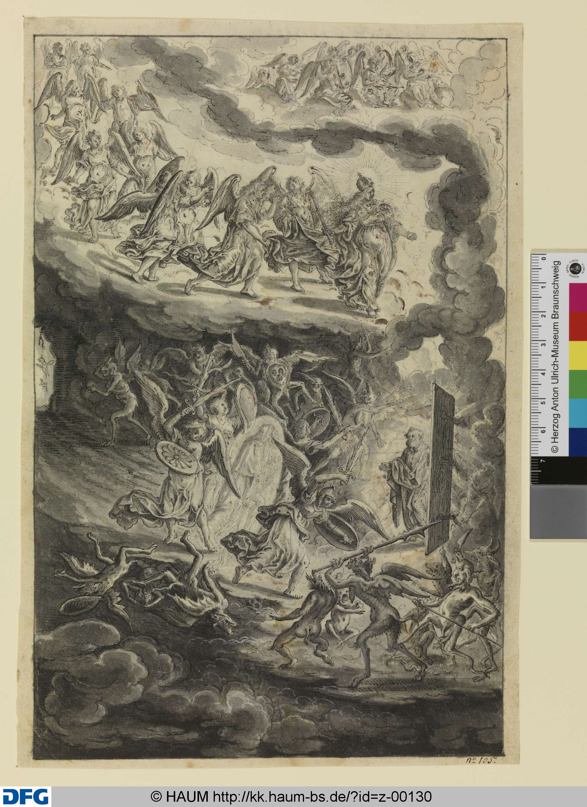 Die Seelen im Fegefeuer, Johann Wilhelm Baur, 1627–1642
