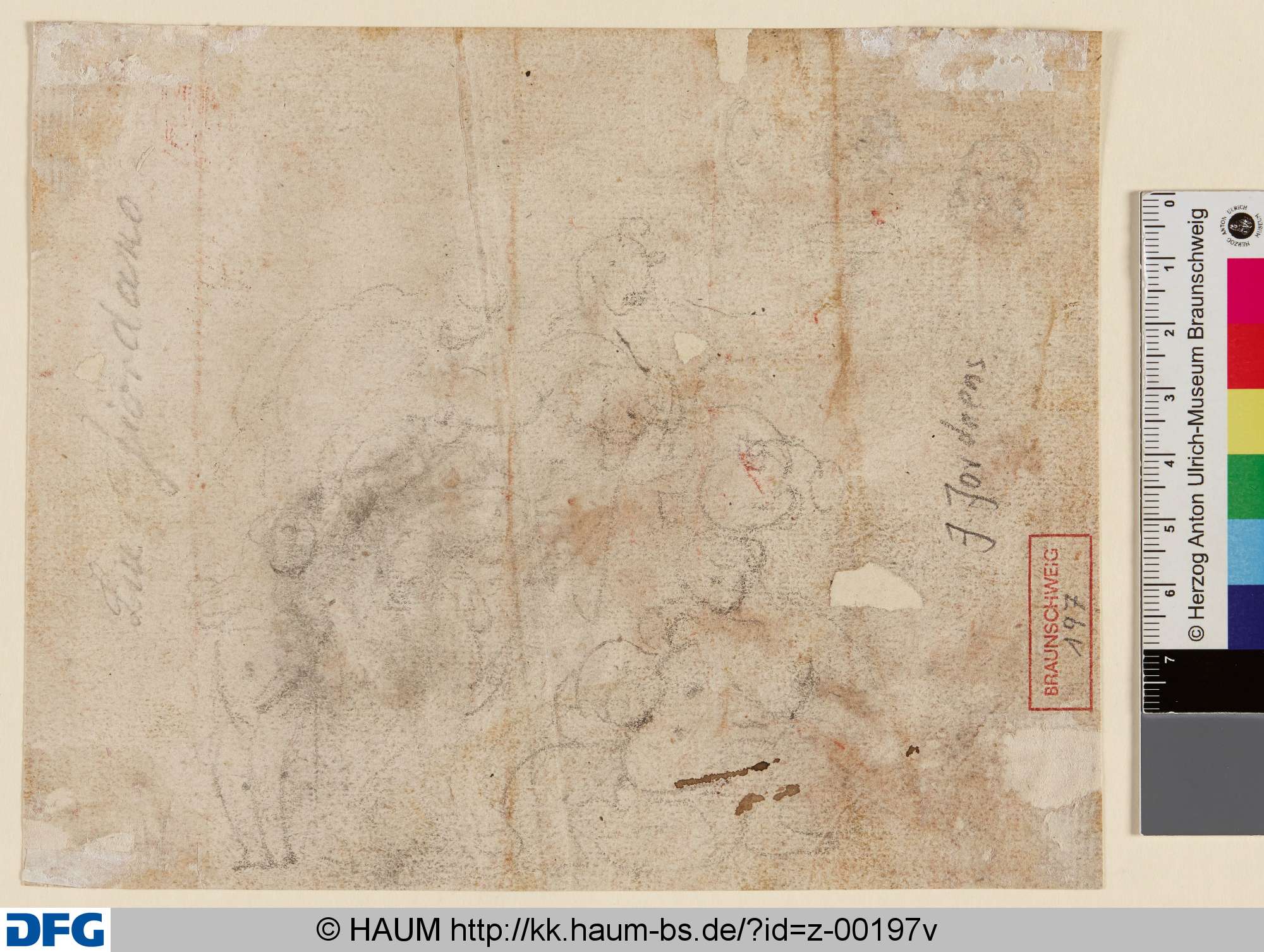 Nicht identifizierte Skizze, 1685–1700