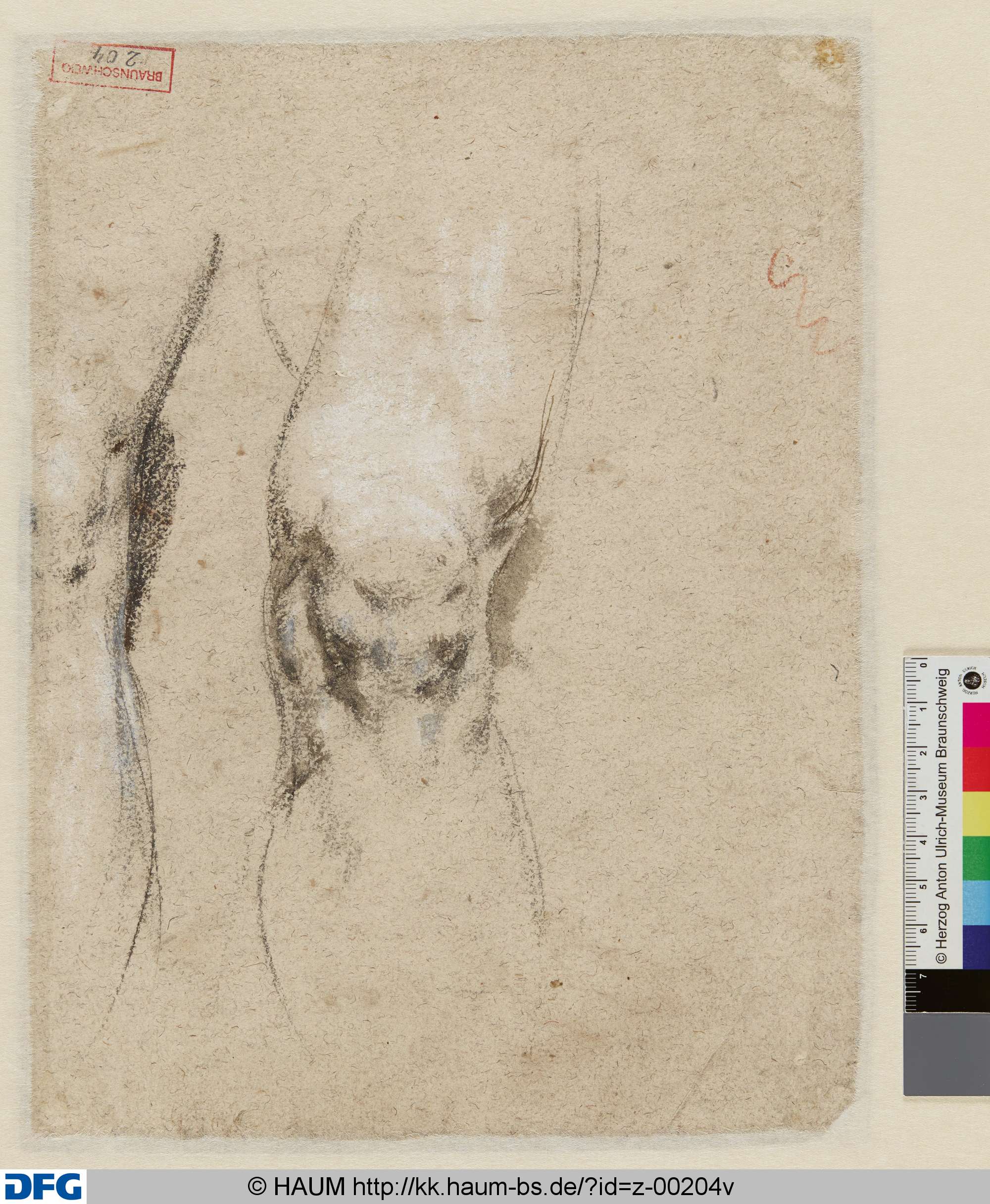 Kniestudien, Peter Paul Rubens, 1597–1640