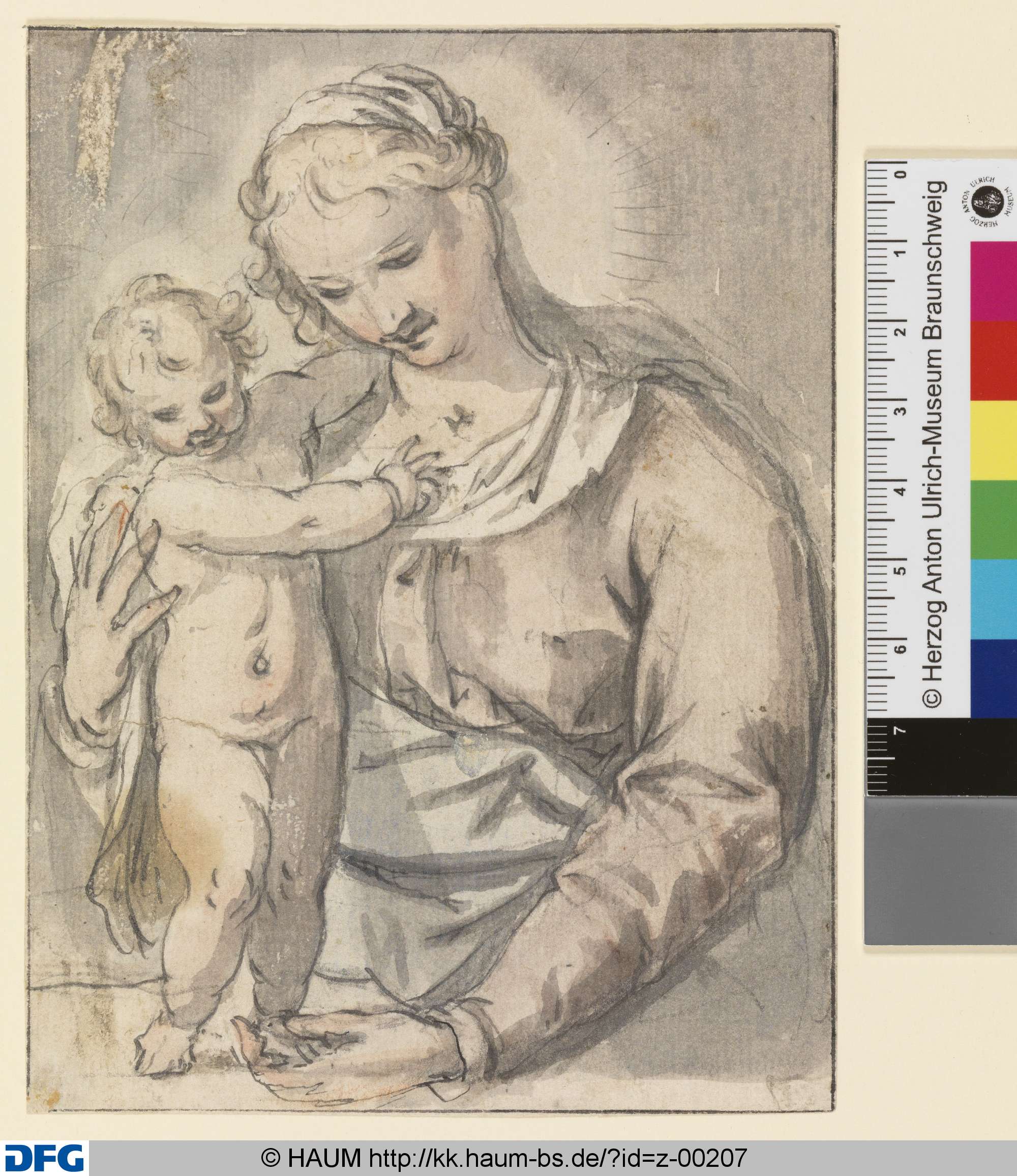Maria mit Kind, Hans Rottenhammer, 1595–1605