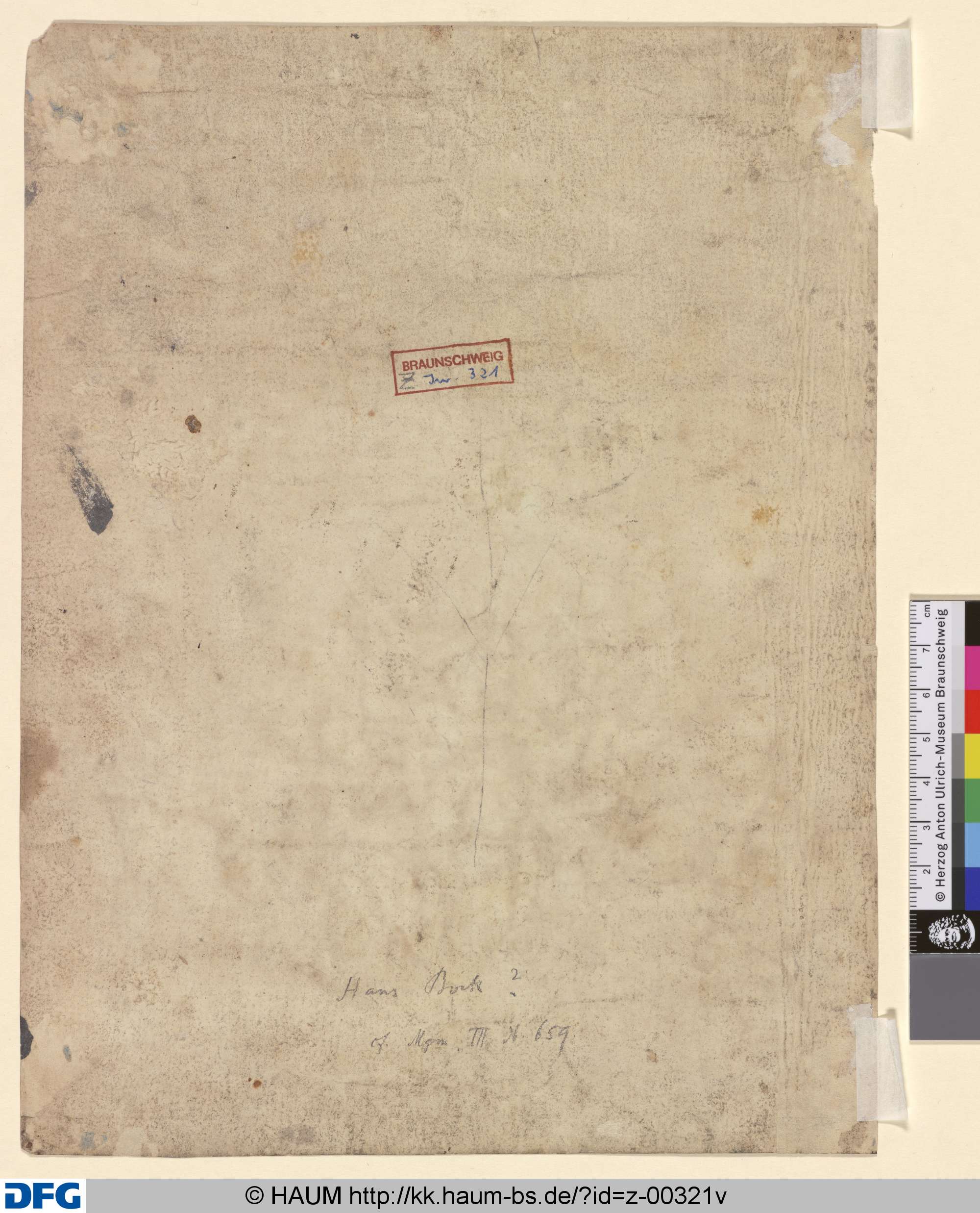 Nicht identifizierbare Skizze, Augustin Braun, 1609