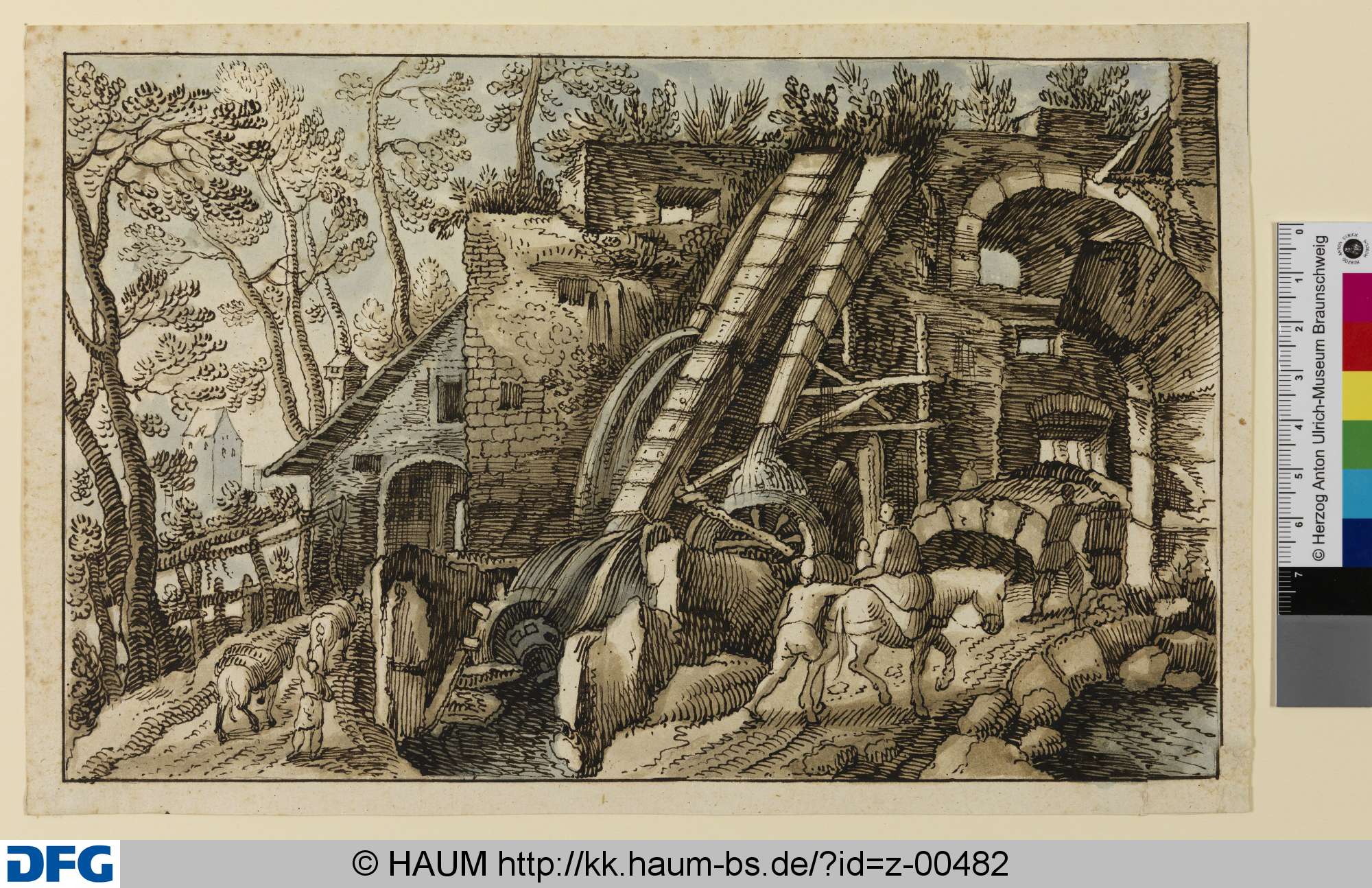 Wassermühle, Pieter Stevens, 1587–1624