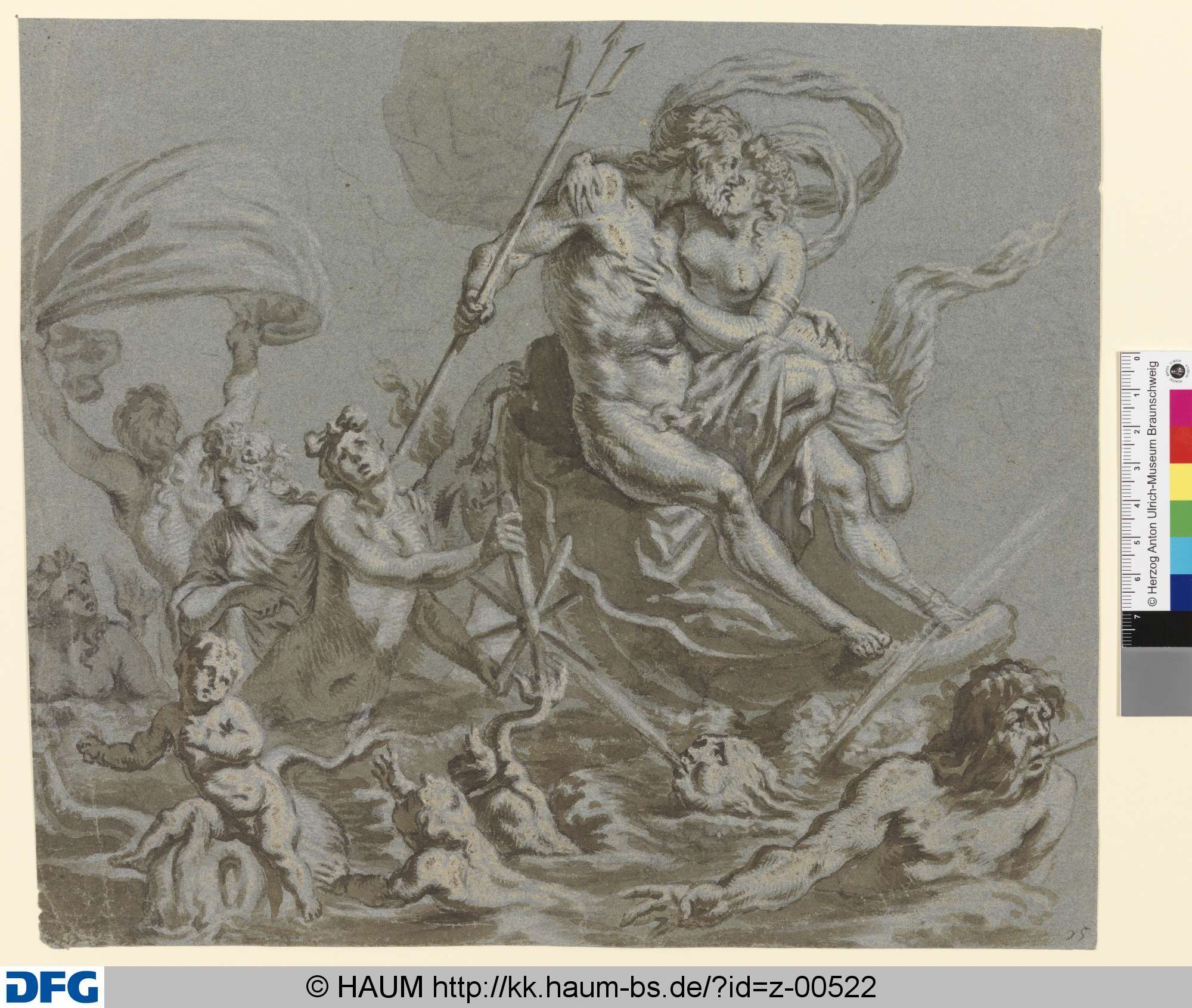 Neptun und Amphitrite, Joachim von Sandrart the Elder, 1626–1688