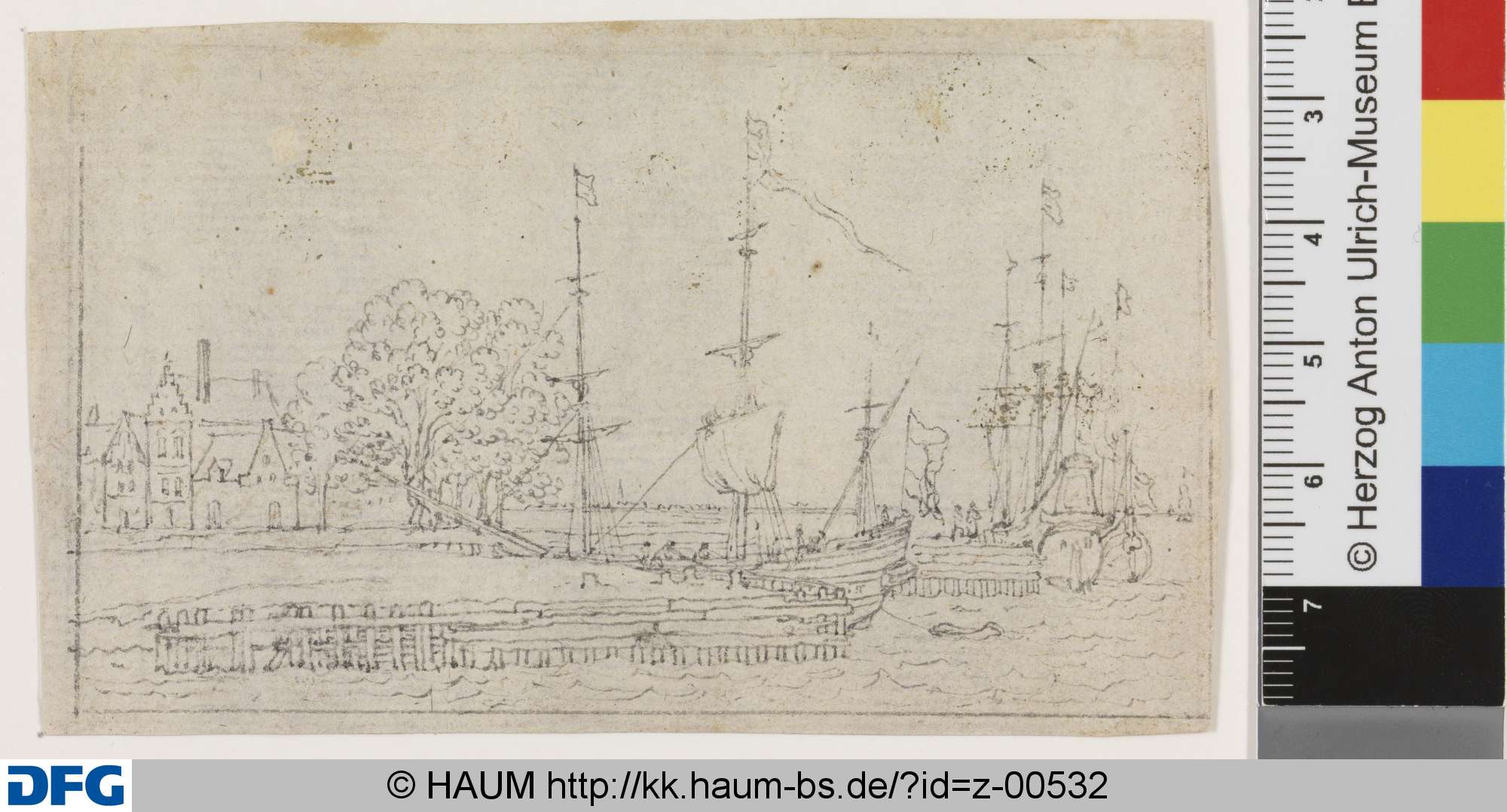 Delfshaven, Wenceslaus Hollar, 1633–1634