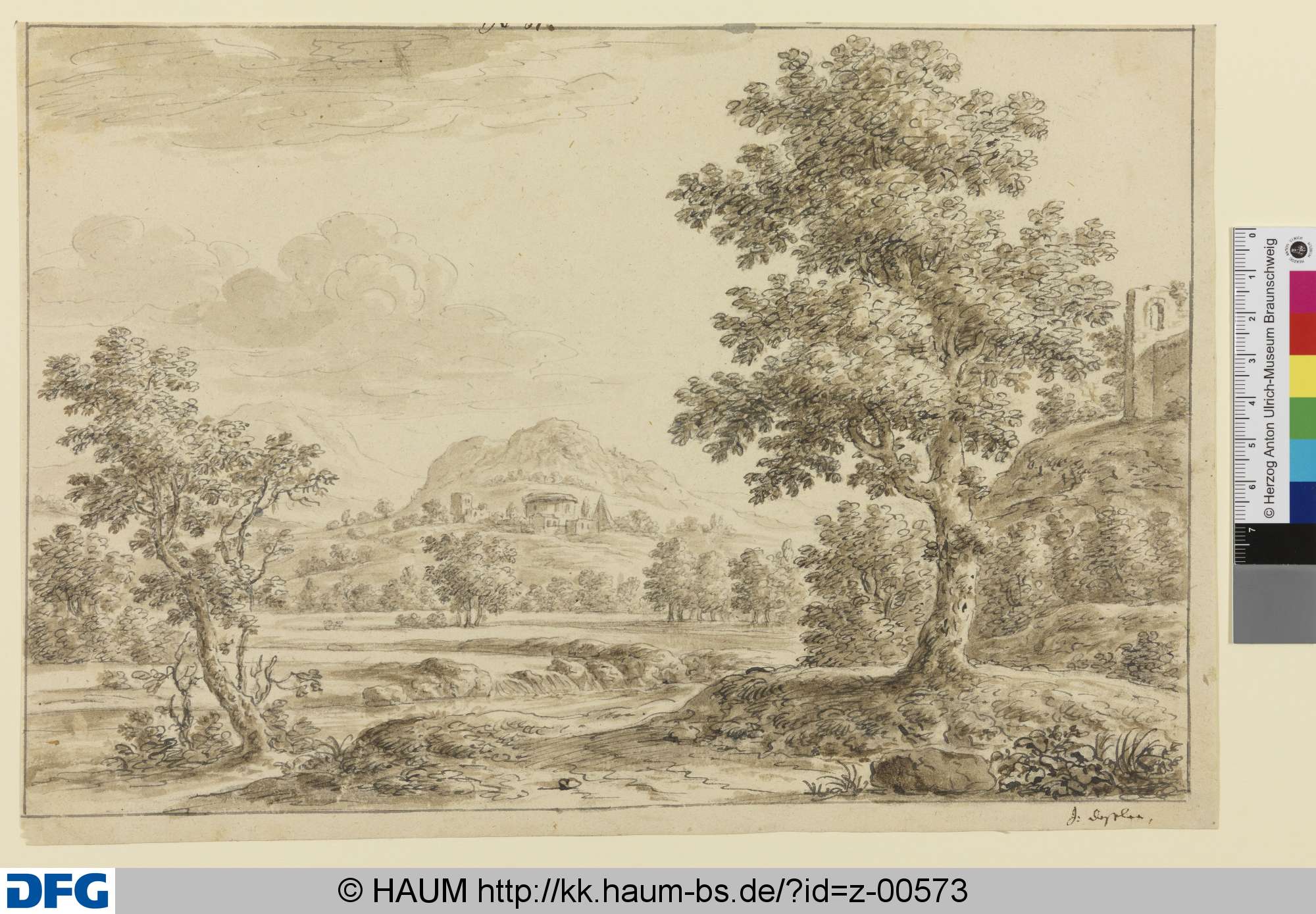 Flusslandschaft, 1661