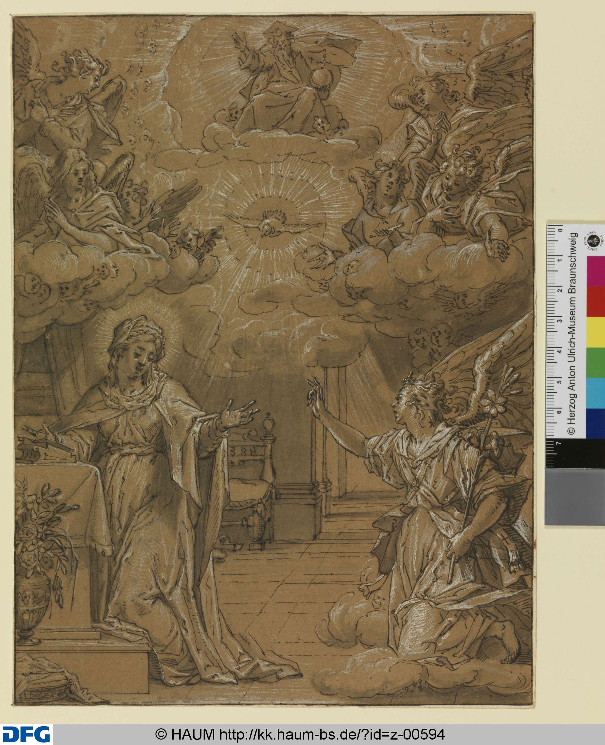 Verkündigung an Maria, Peter - Umkreis Candid, 1568