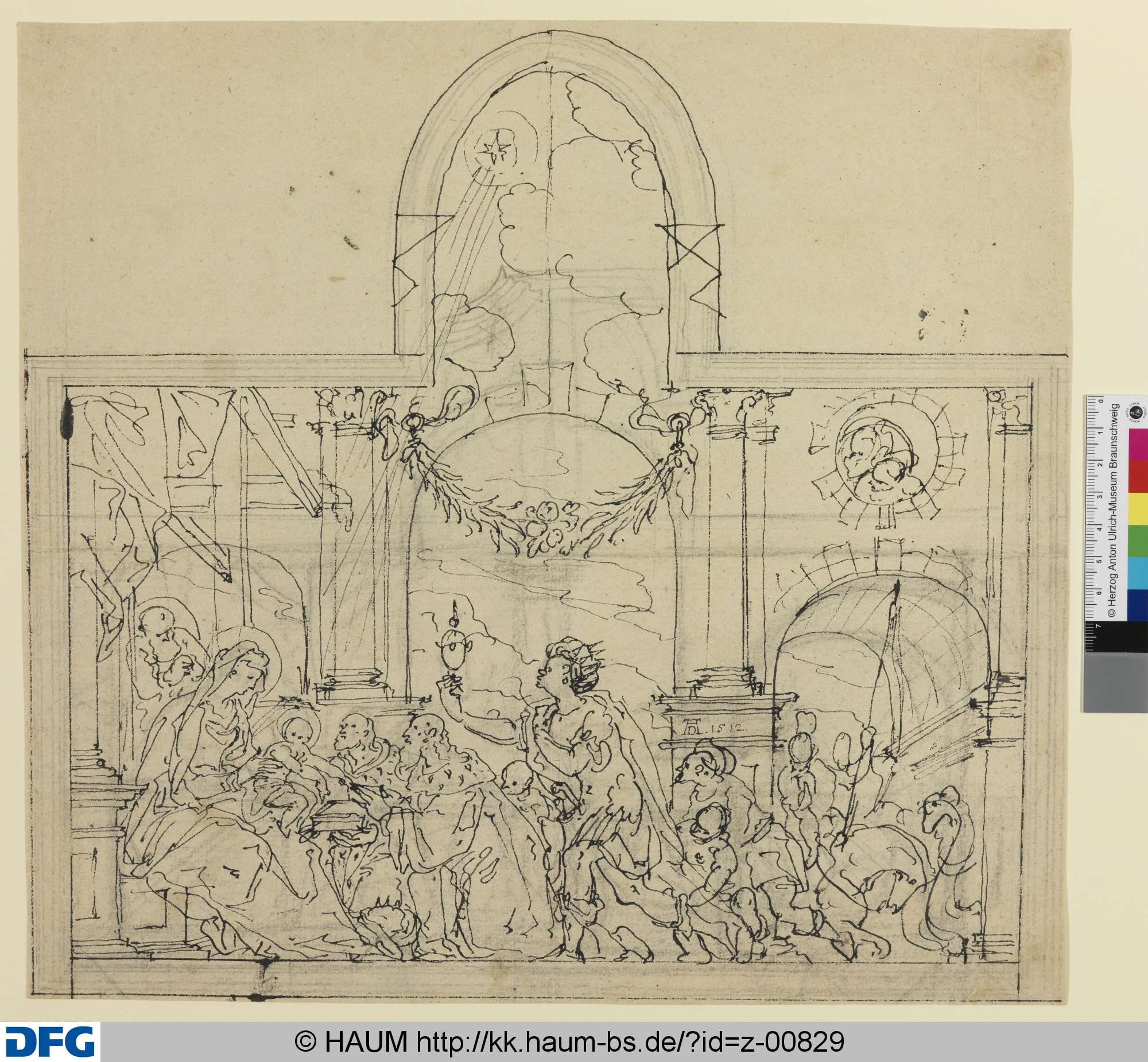 Die Anbetung der Könige, 1545–1555