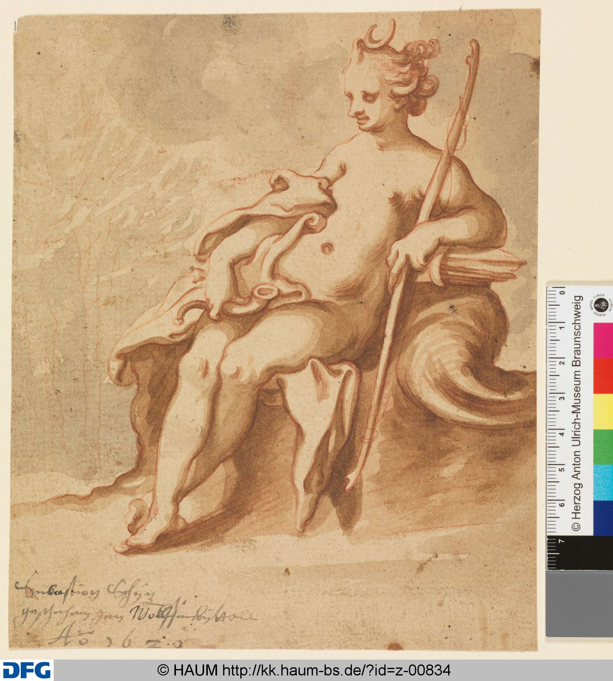 Sitzende Diana, Monogrammist SMS, 1620