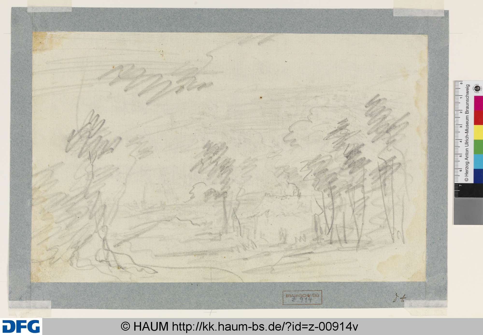 Skizze einer Waldlandschaft mit Hütte, David Teniers, 1630–1690