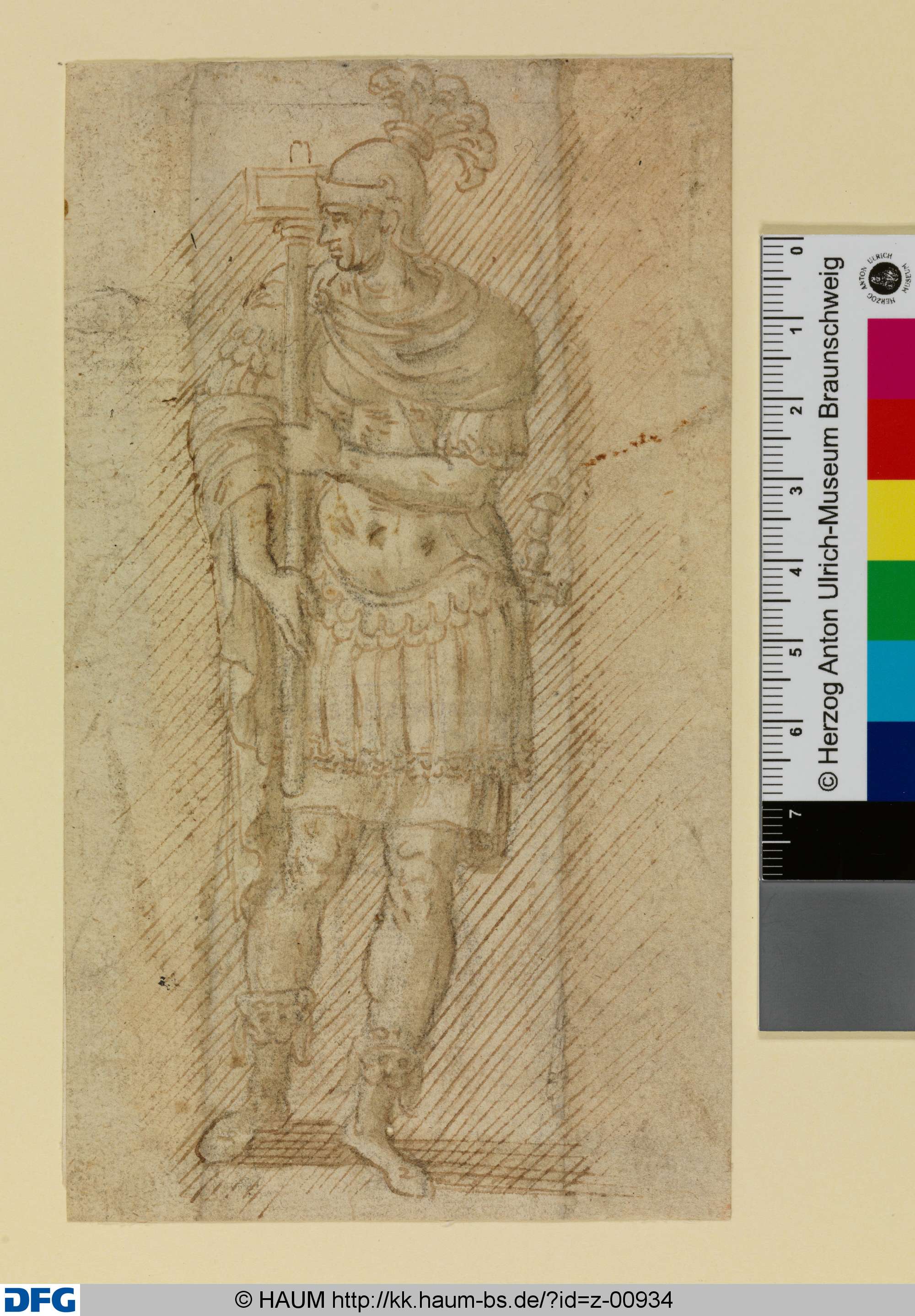 Römischer Soldat, Lambert Lombard, 1525–1566