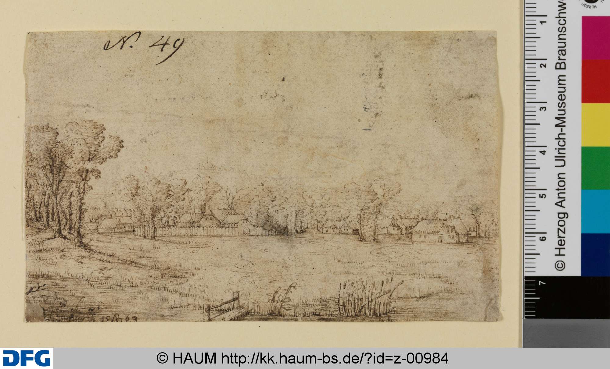 Kleine Landschaft, Antoni Behagle, 1555–1565