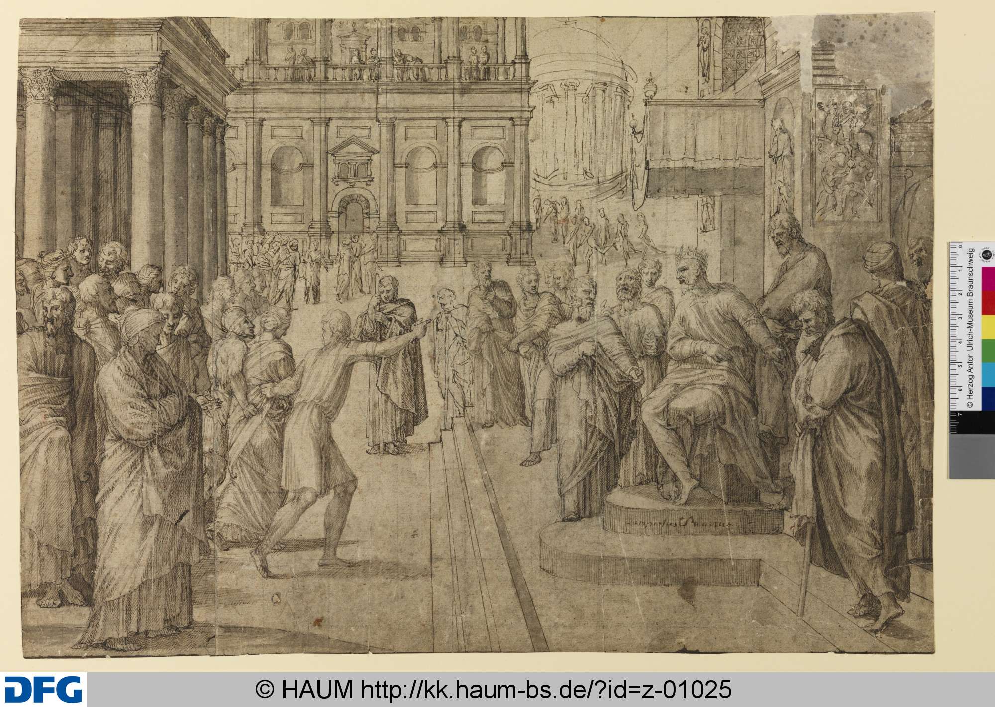 Eine Sünderin wird vor den König geführt, 1530–1576