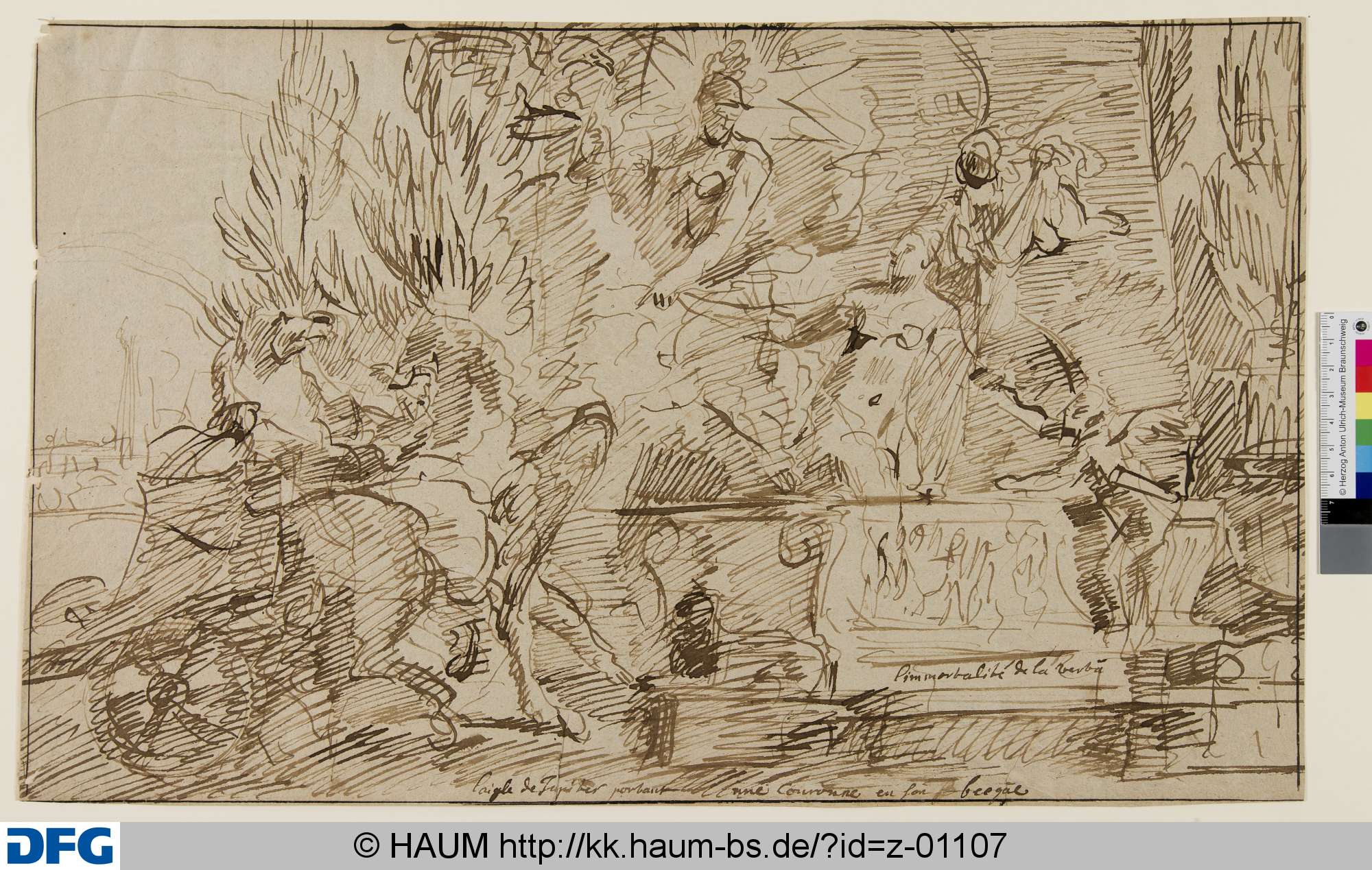 Die Unsterblichkeit der Tugend, Raymond La Fage, 1684
