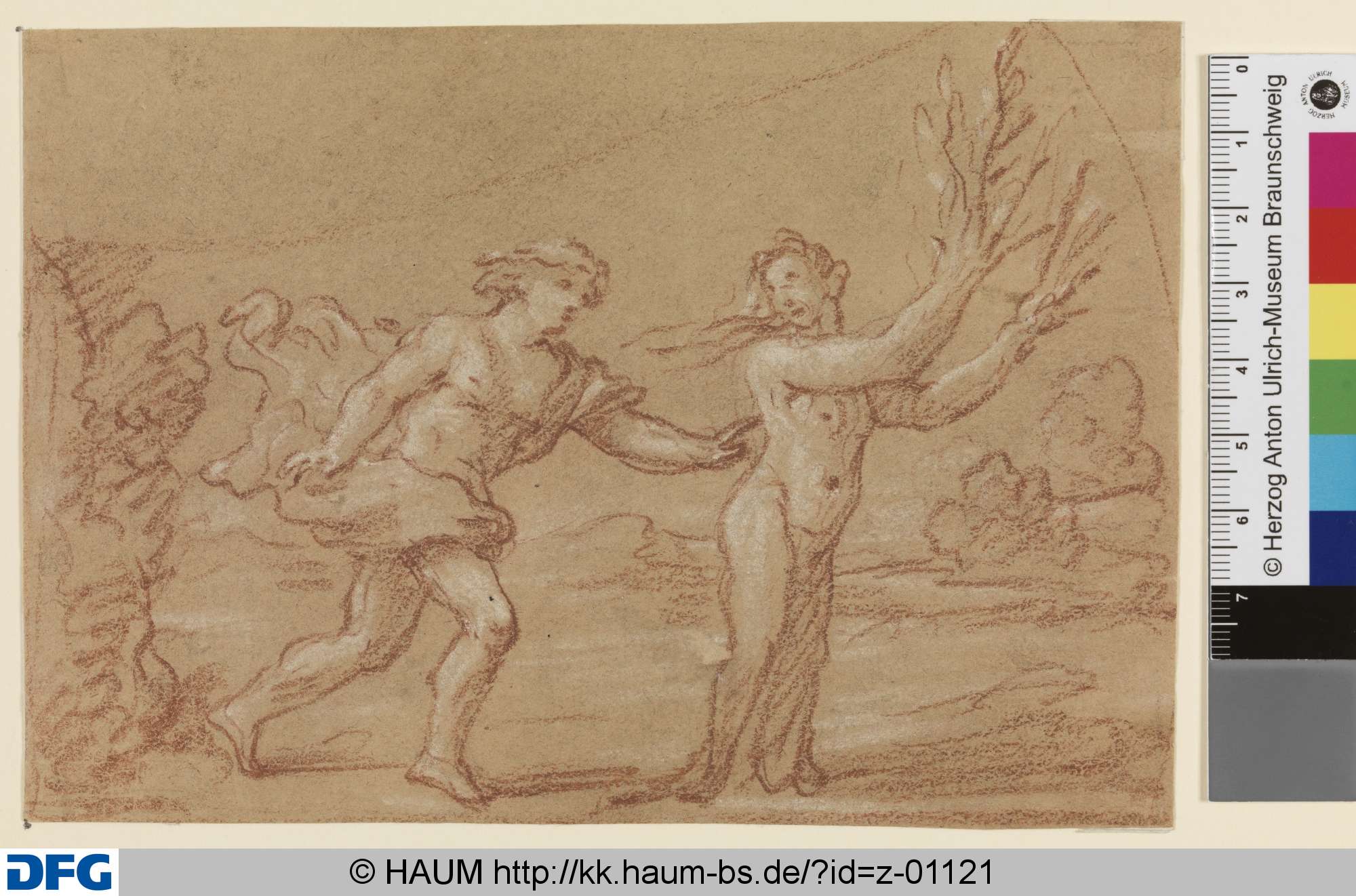 Apoll und Daphne, Жан-Марк Натье, 1766