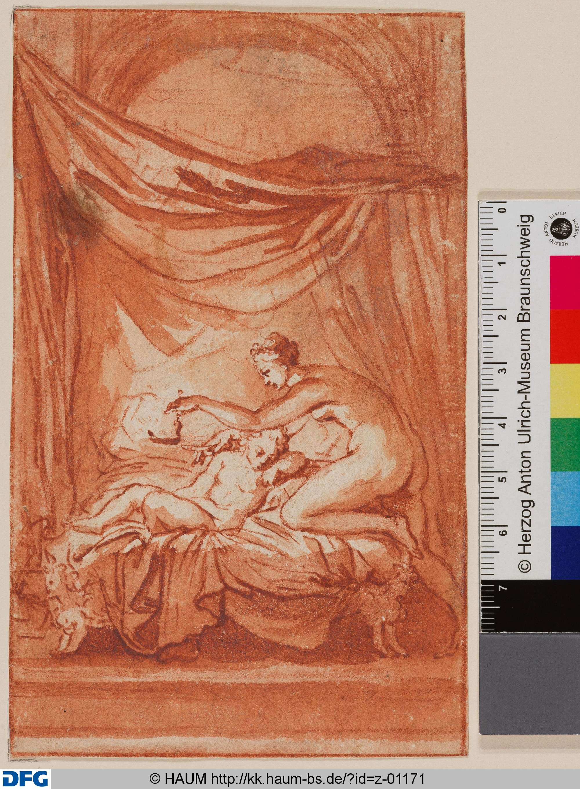 Psyche beim schlafenden Amor, Bernard Picart, 1693–1733