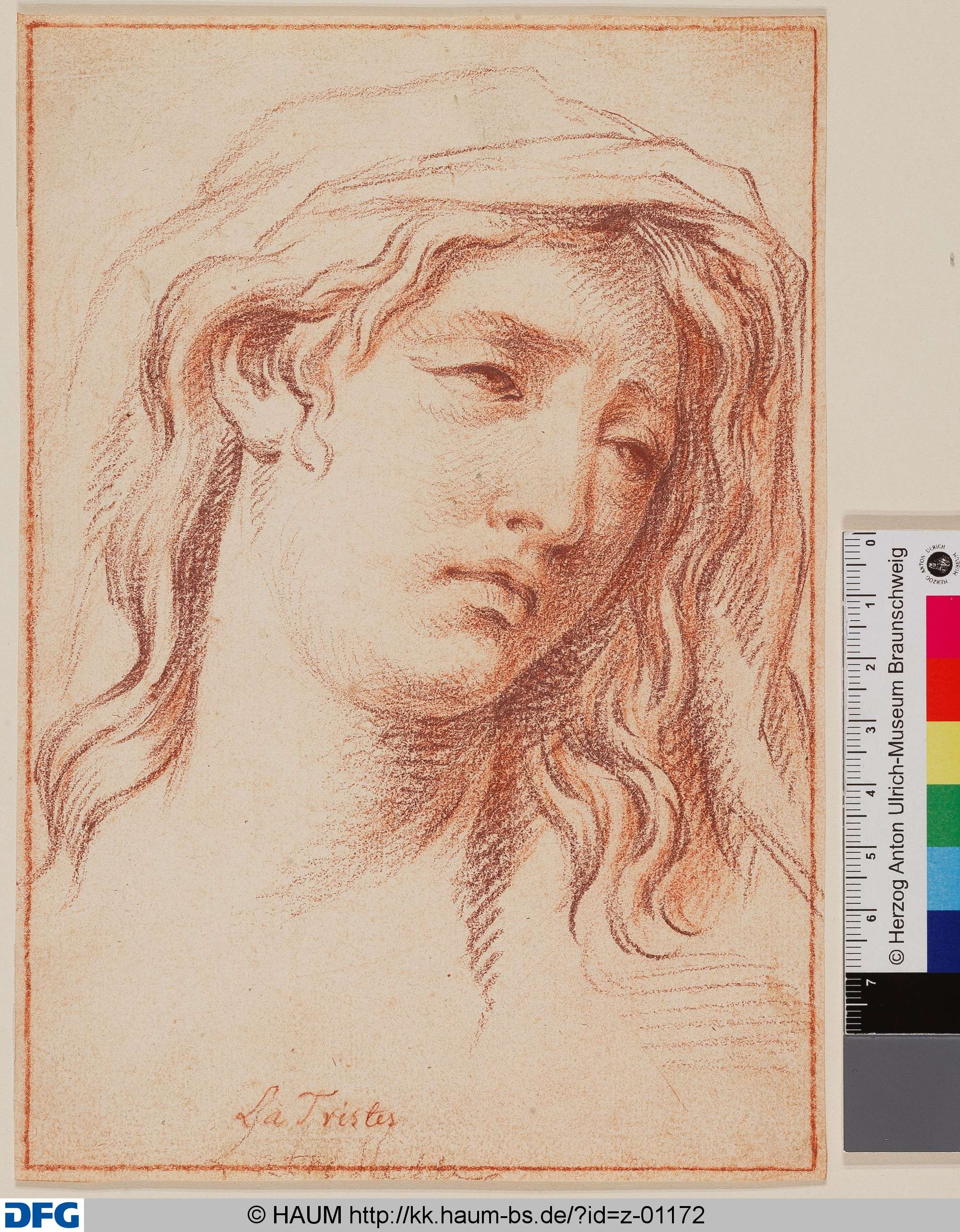 Weiblicher Kopf, Bernard Picart, 1693–1733