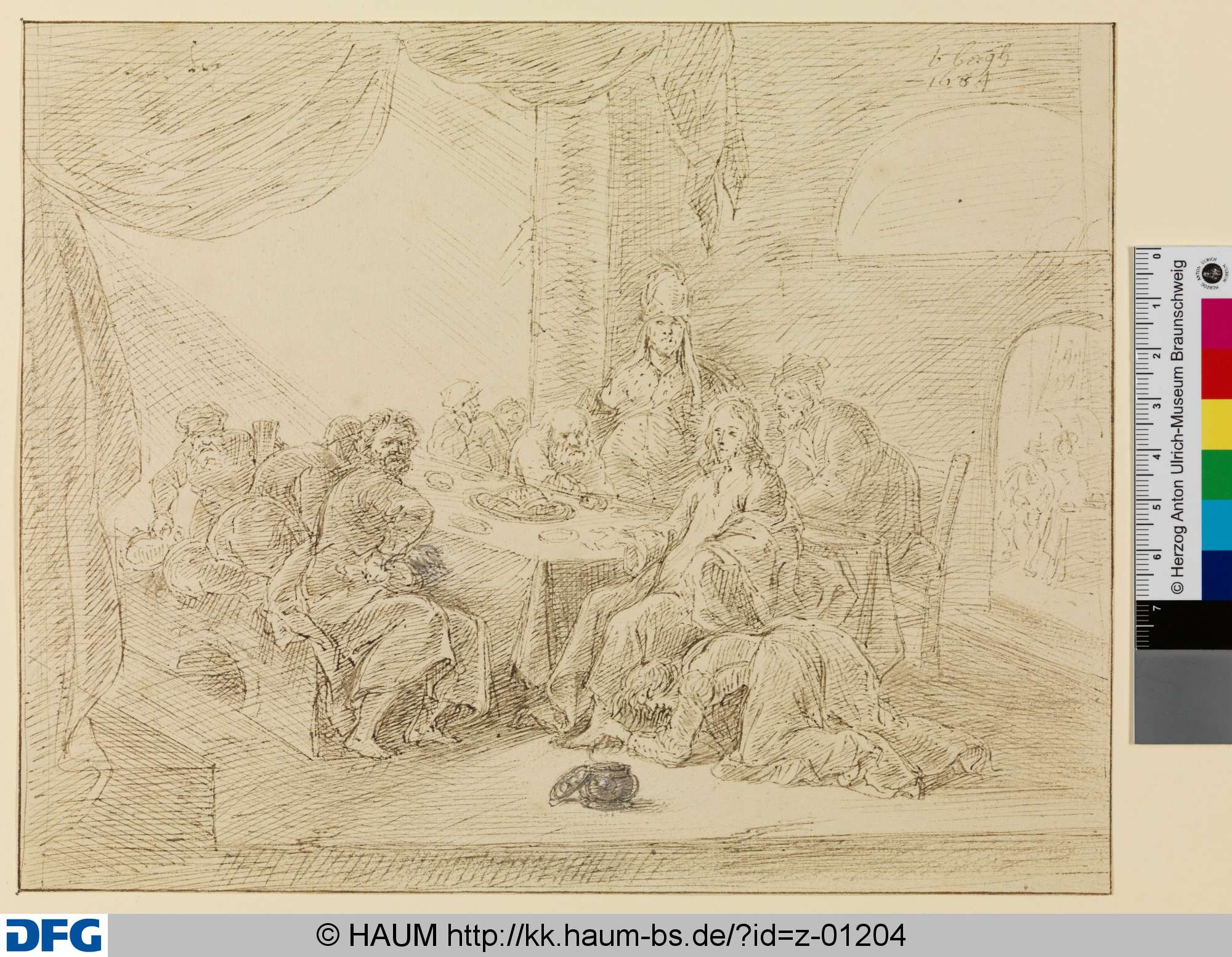 Das Gastmahl des Simon, 1684